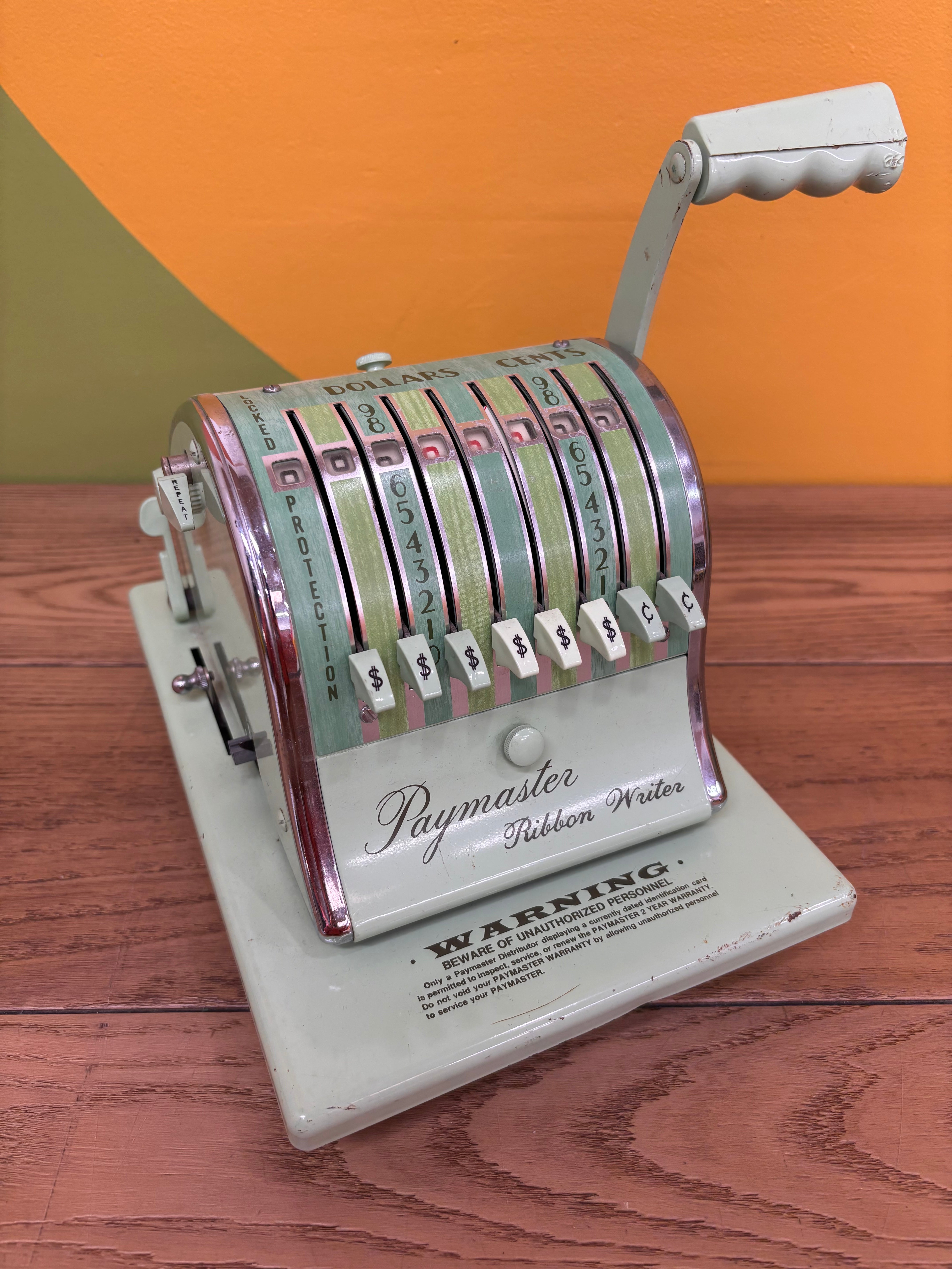 Paymaster Ribbon Writer