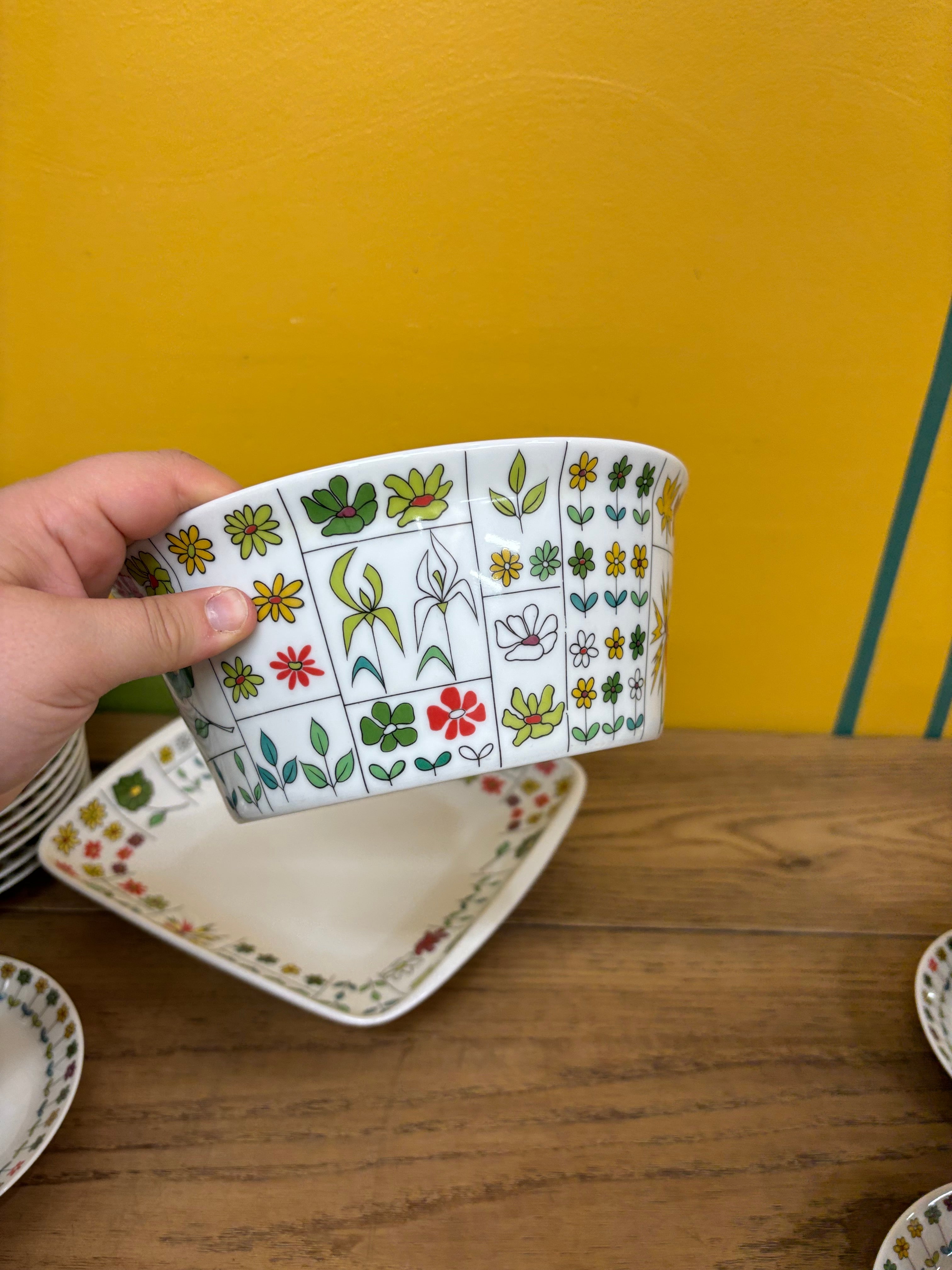 Large Piemonte Floral Set by Rosenthal