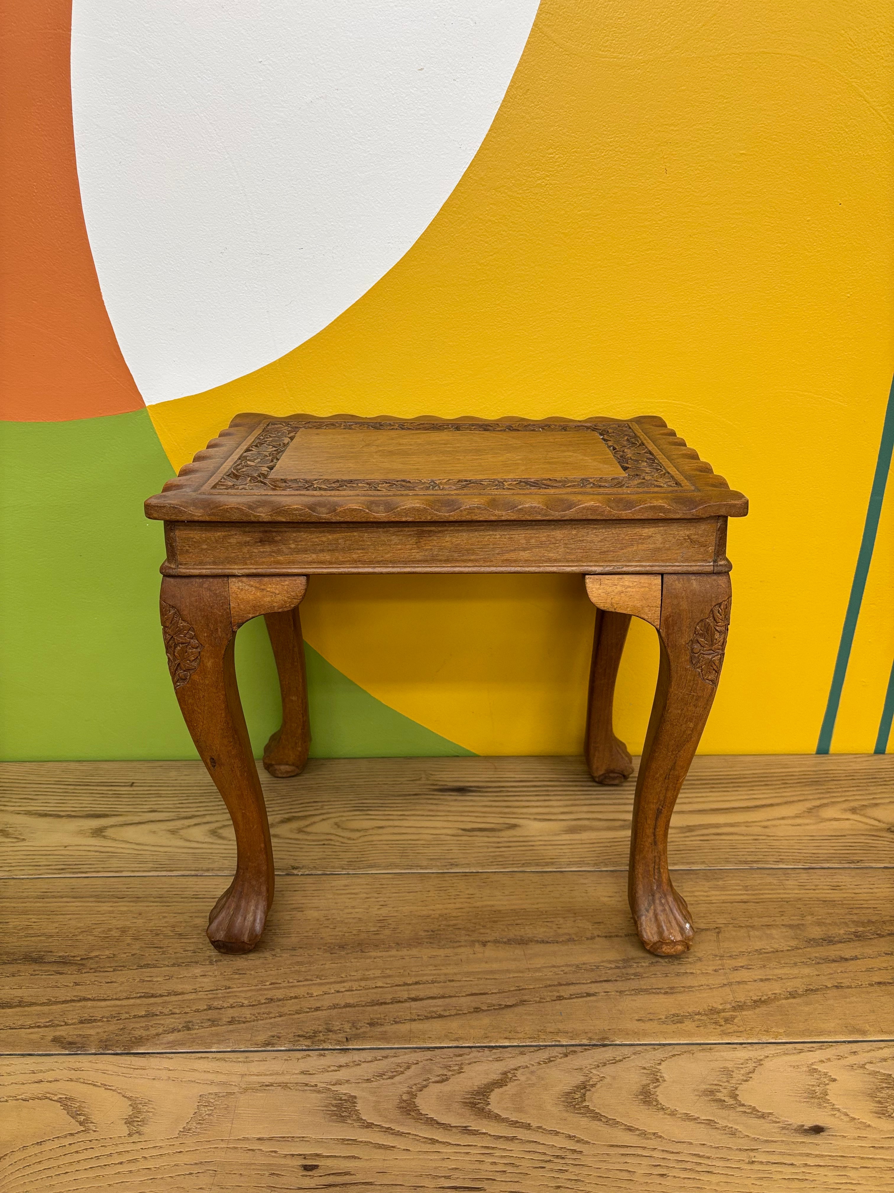 Small Wood Side Table