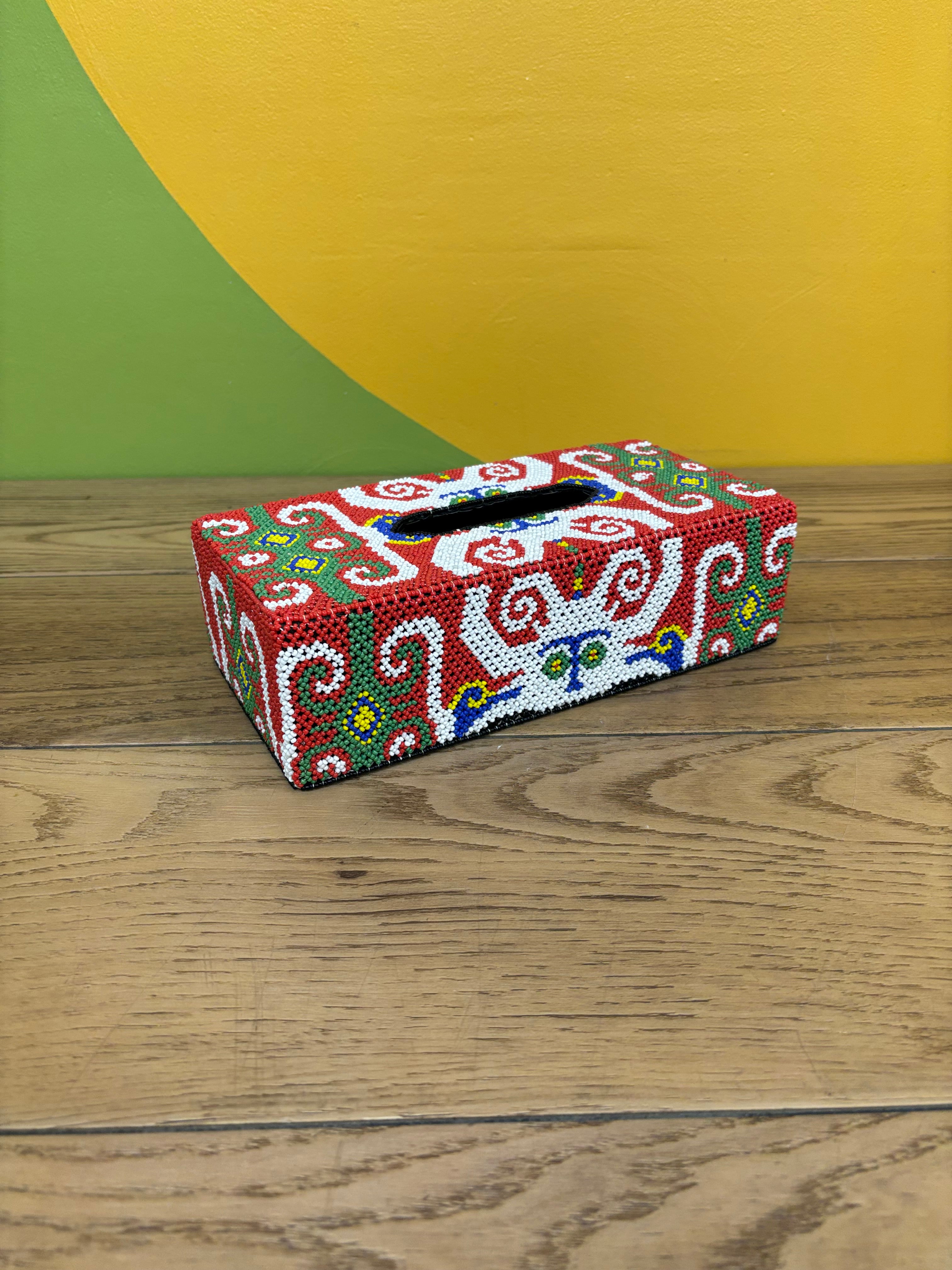 Beaded Tissue Box