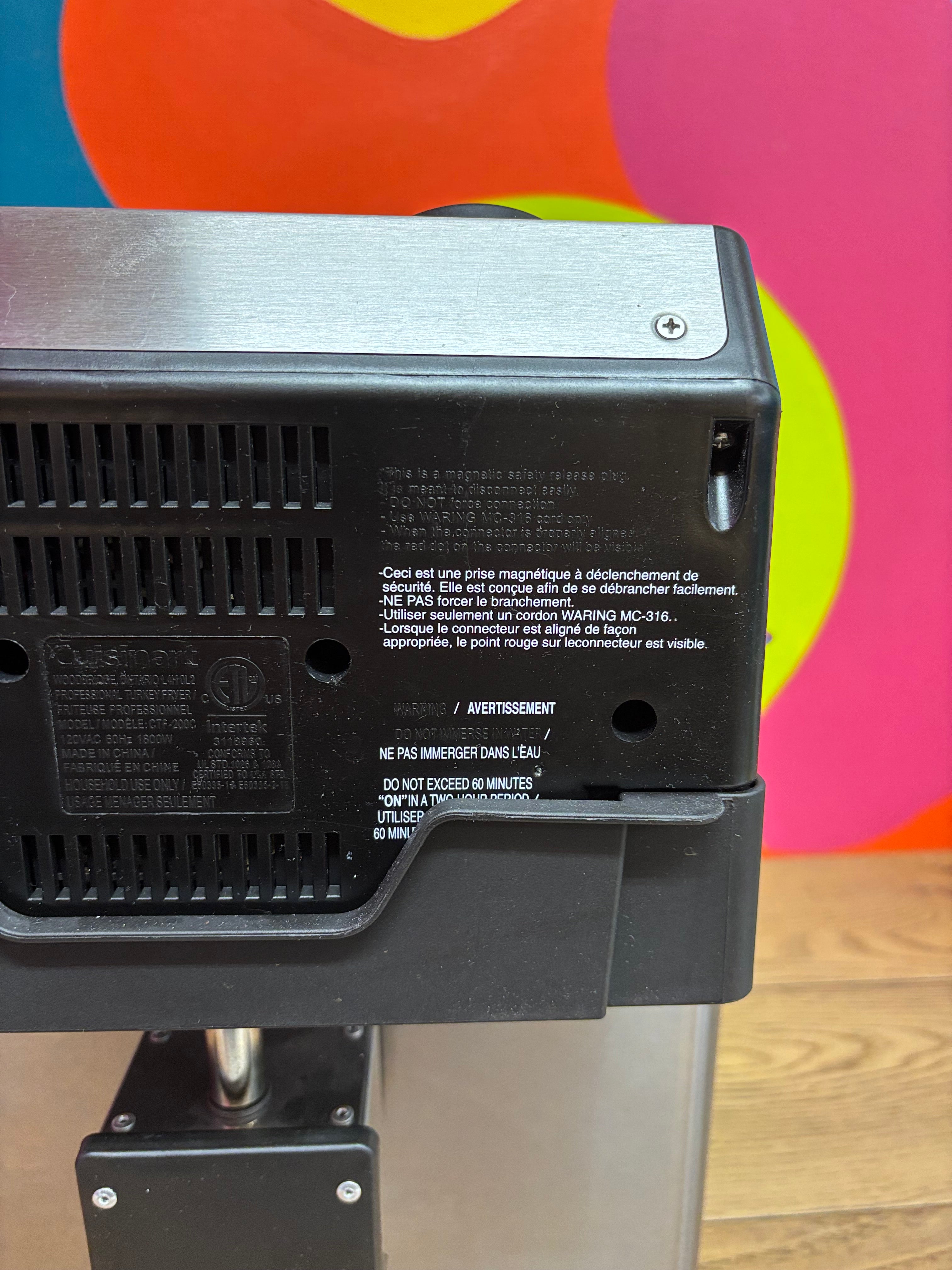 Cuisinart Rotisserie Fryer and Steamer