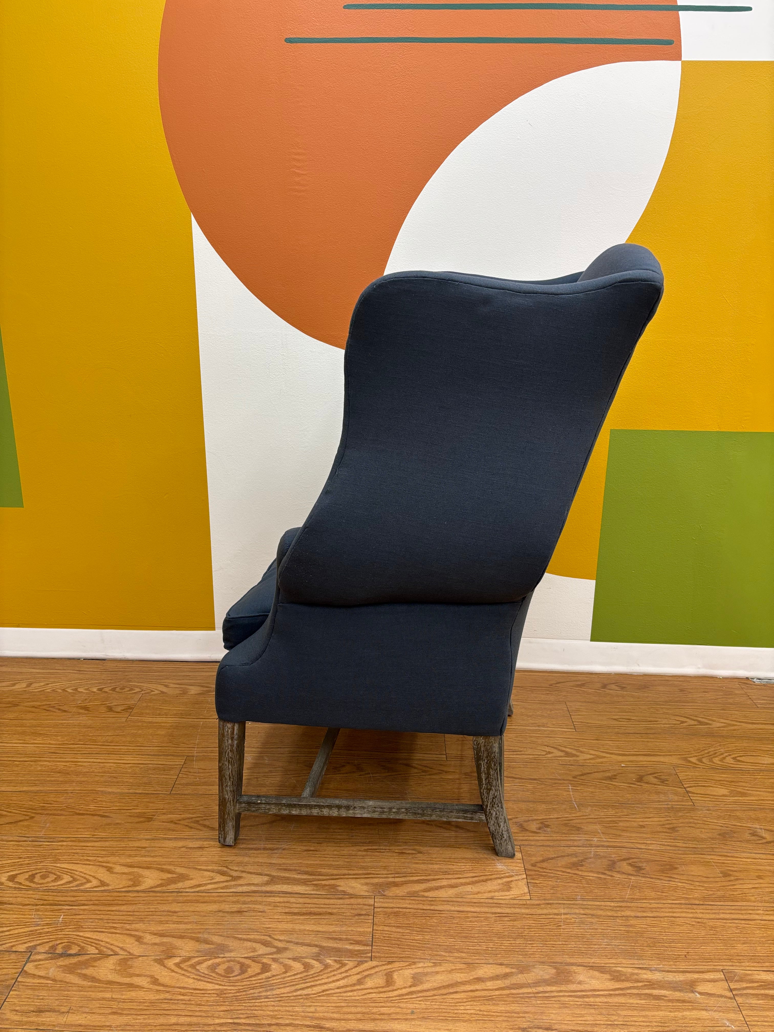 Navy Armchair