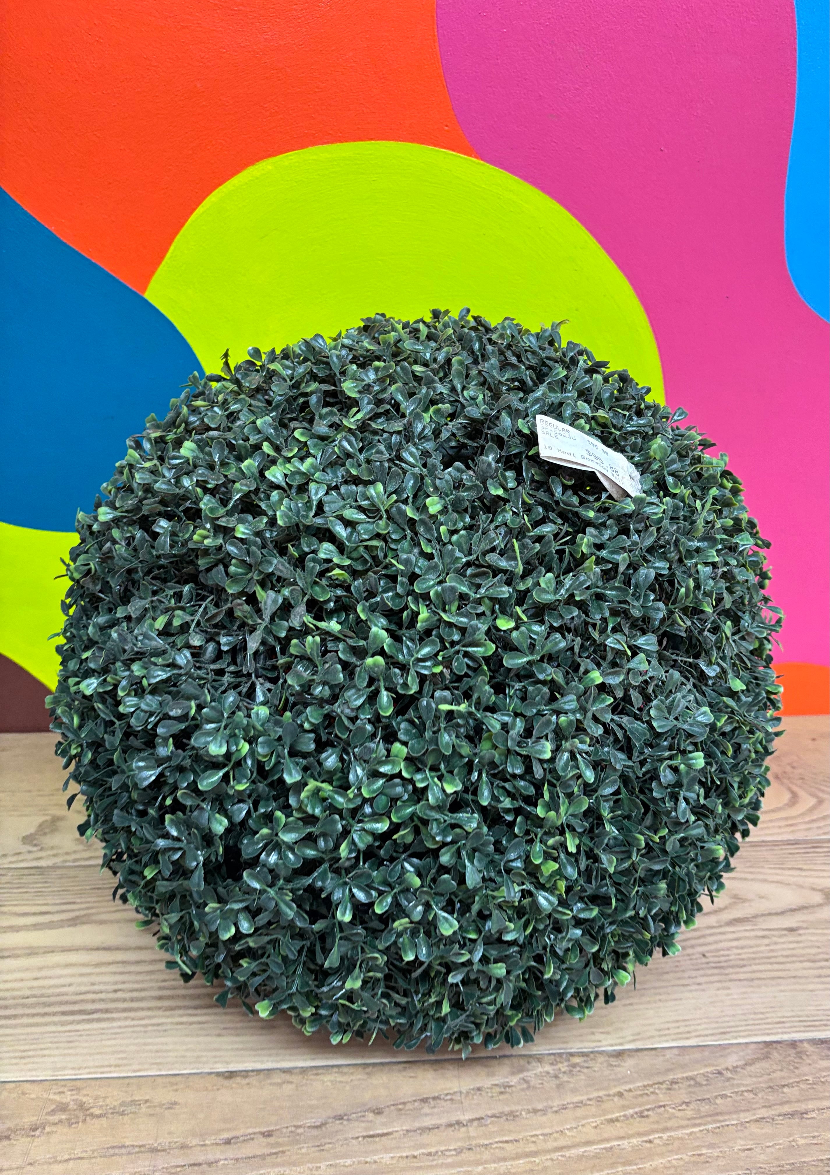 Large Artificial Plant Ball (2 available)