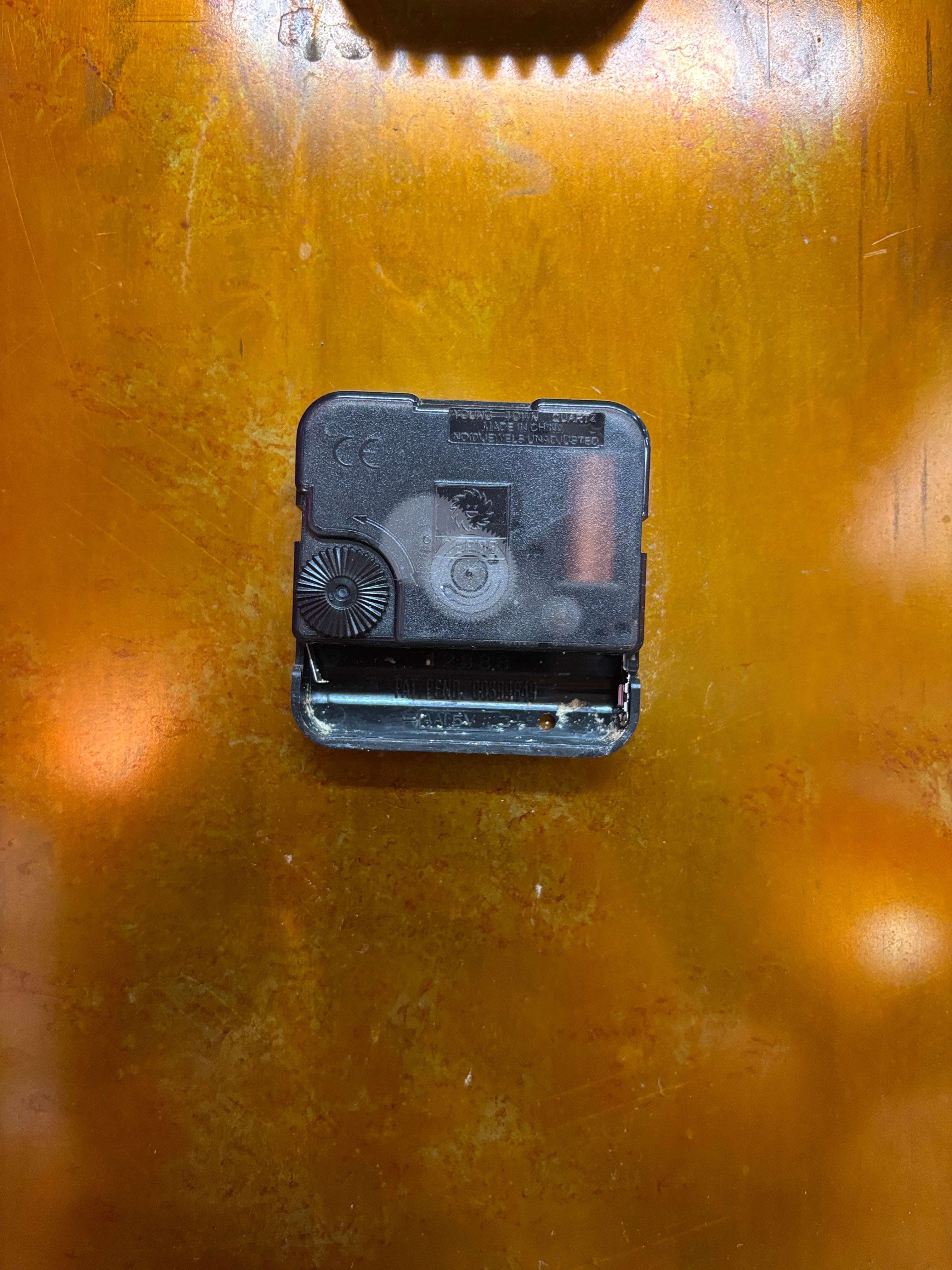 Metal Motorcycle Clock