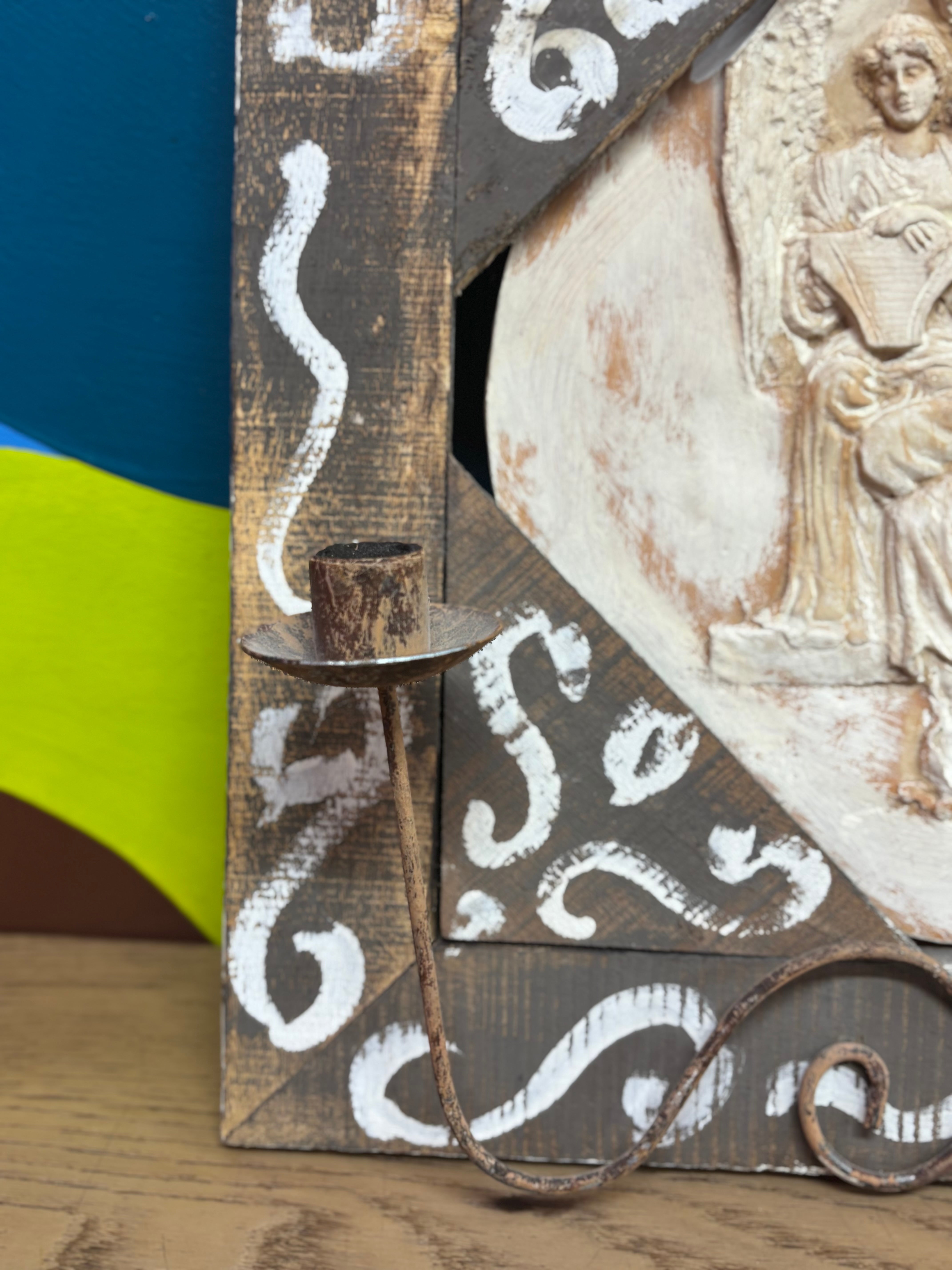 Angel Candle Holder Wall Art