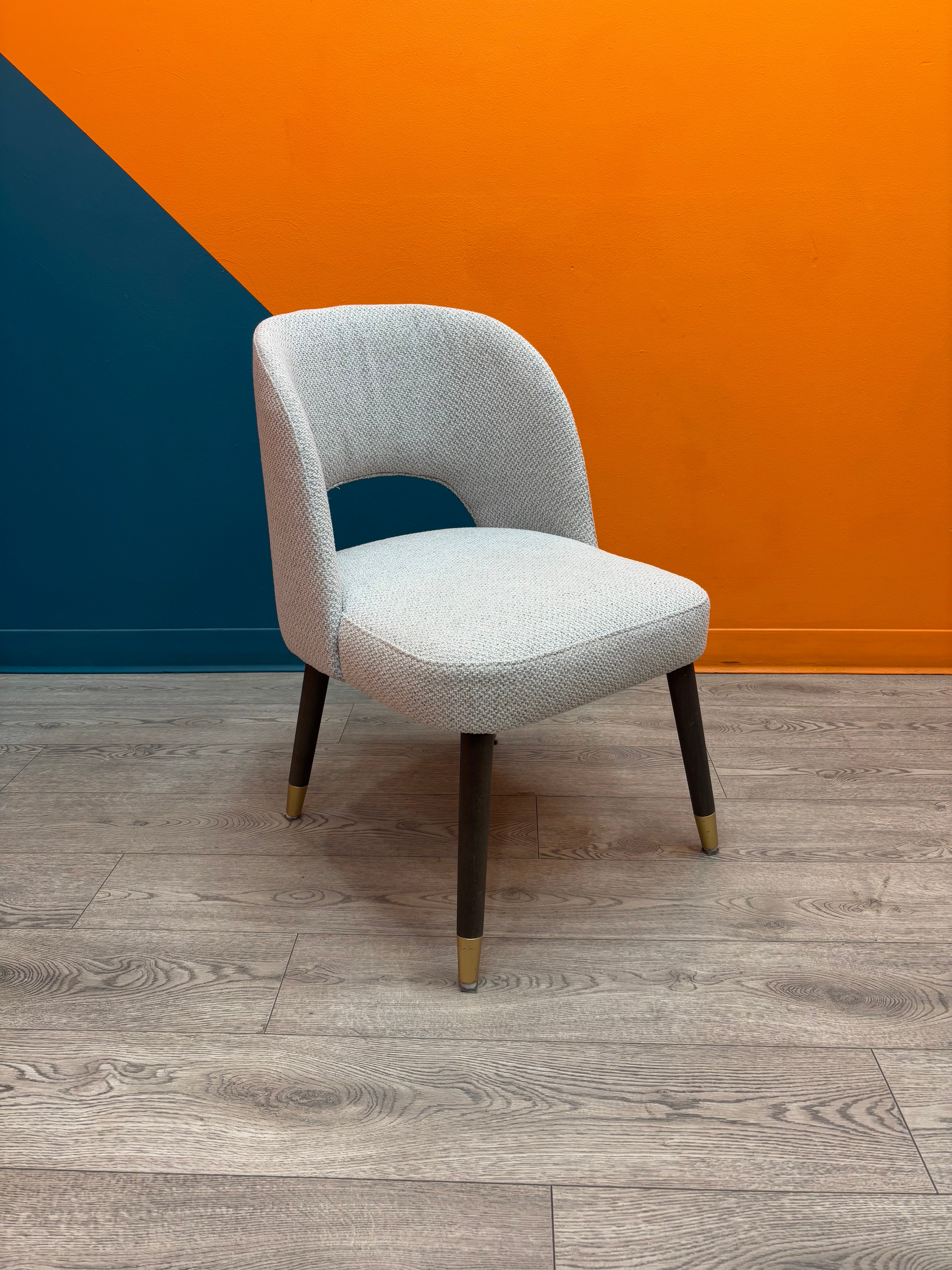 Grey Upholstered Dining Chair (4 Available)