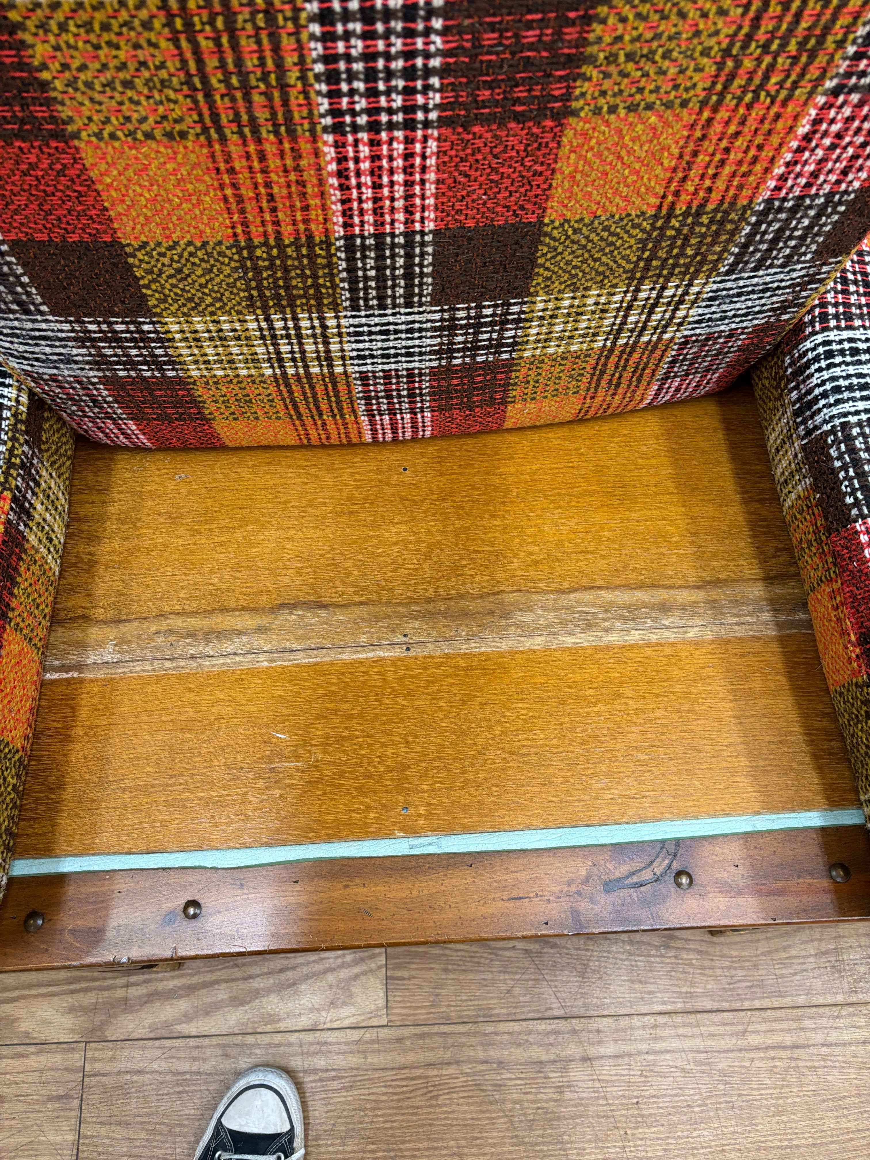 Plaid Sofa