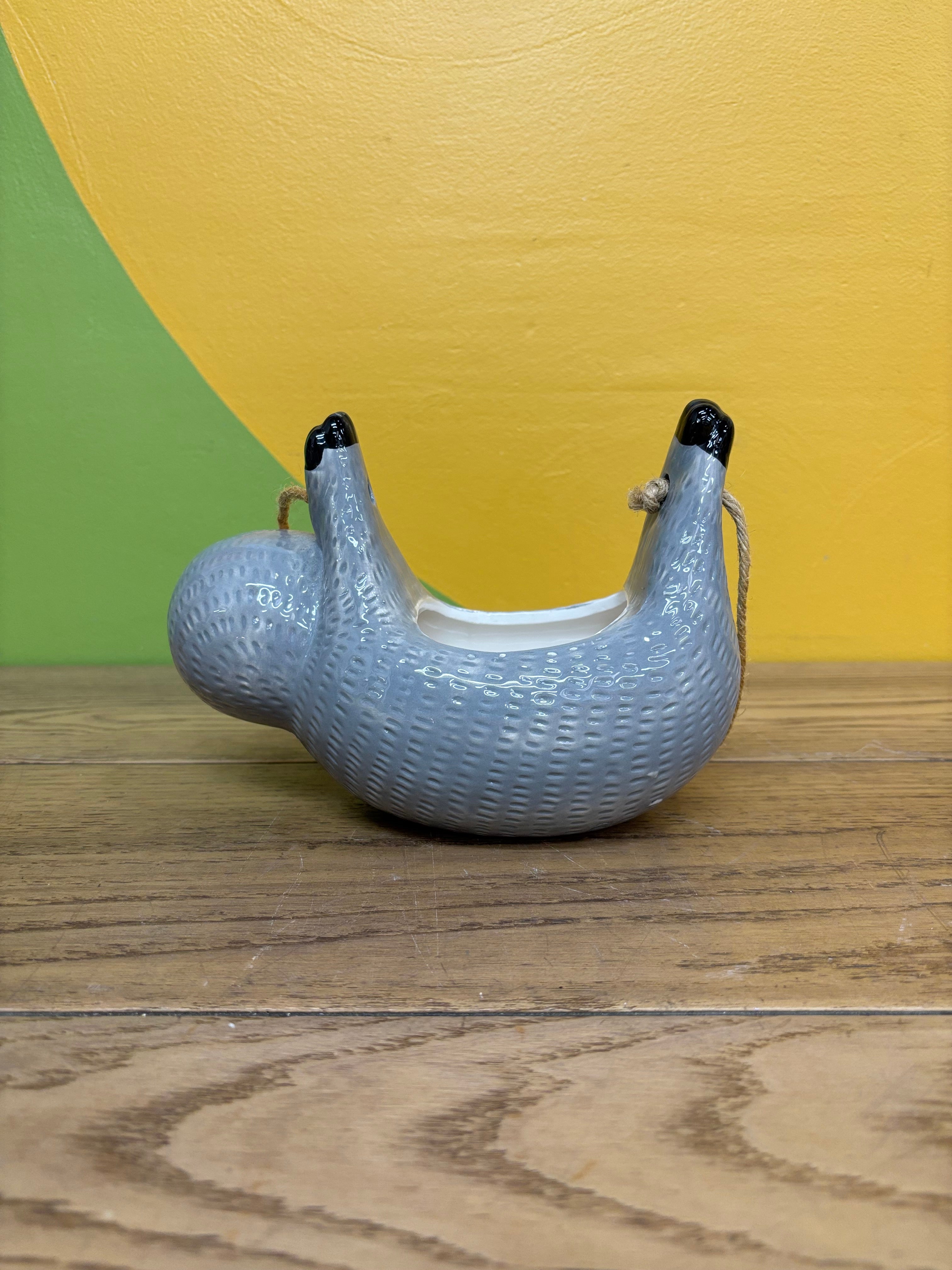 Sloth Hanging Planter