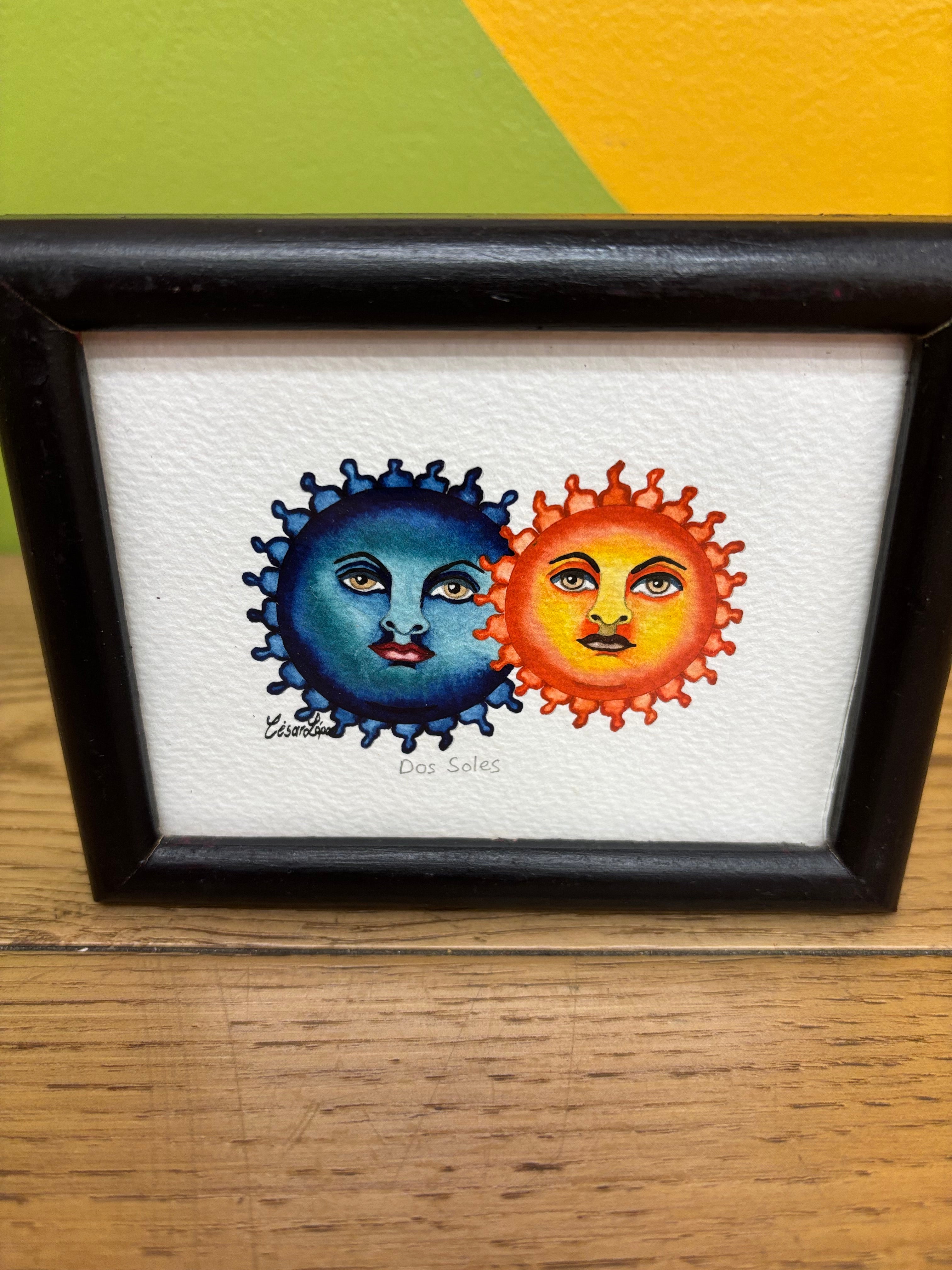 Small Dos Soles Print