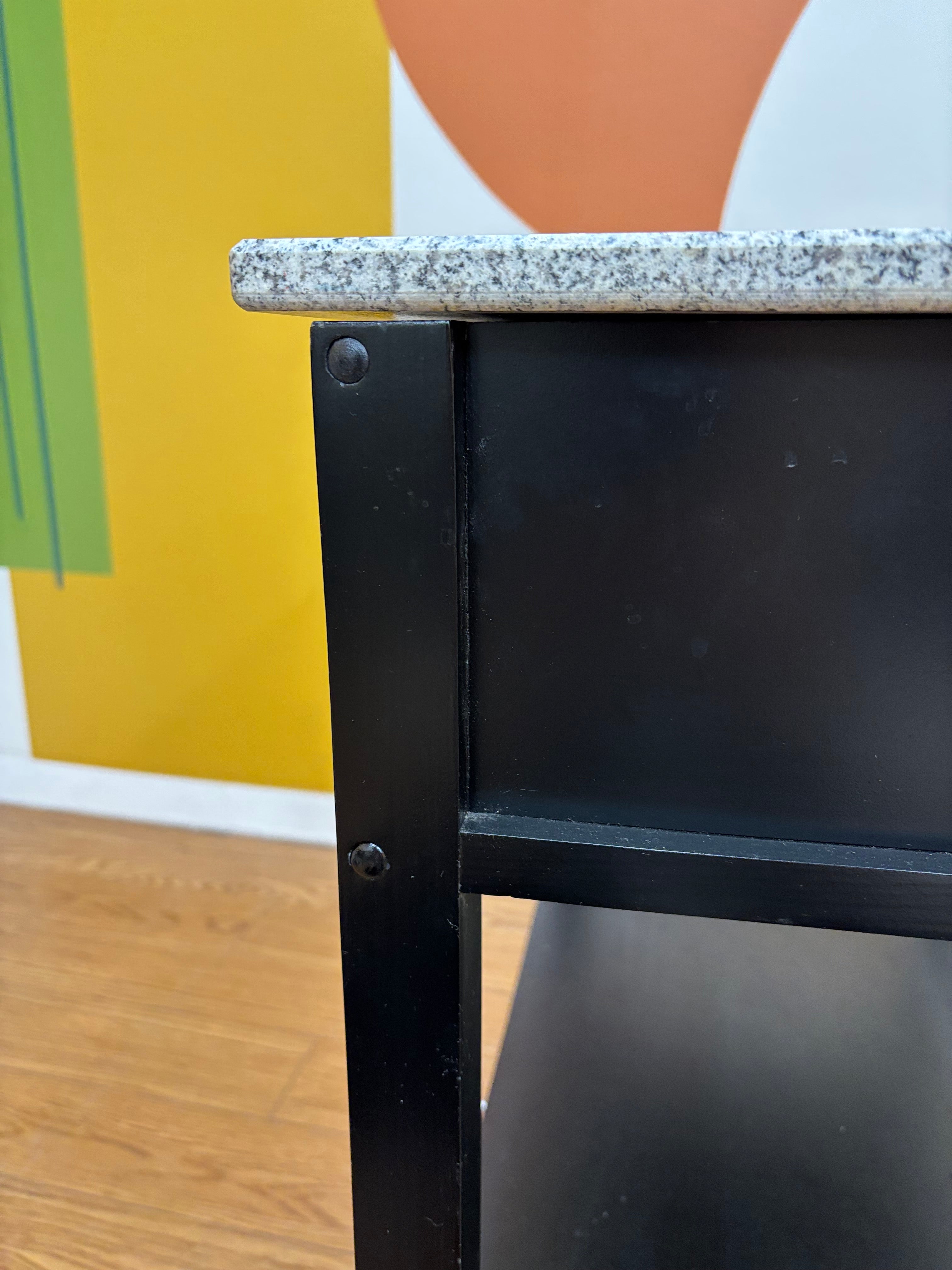 Granite Top Kitchen Cart