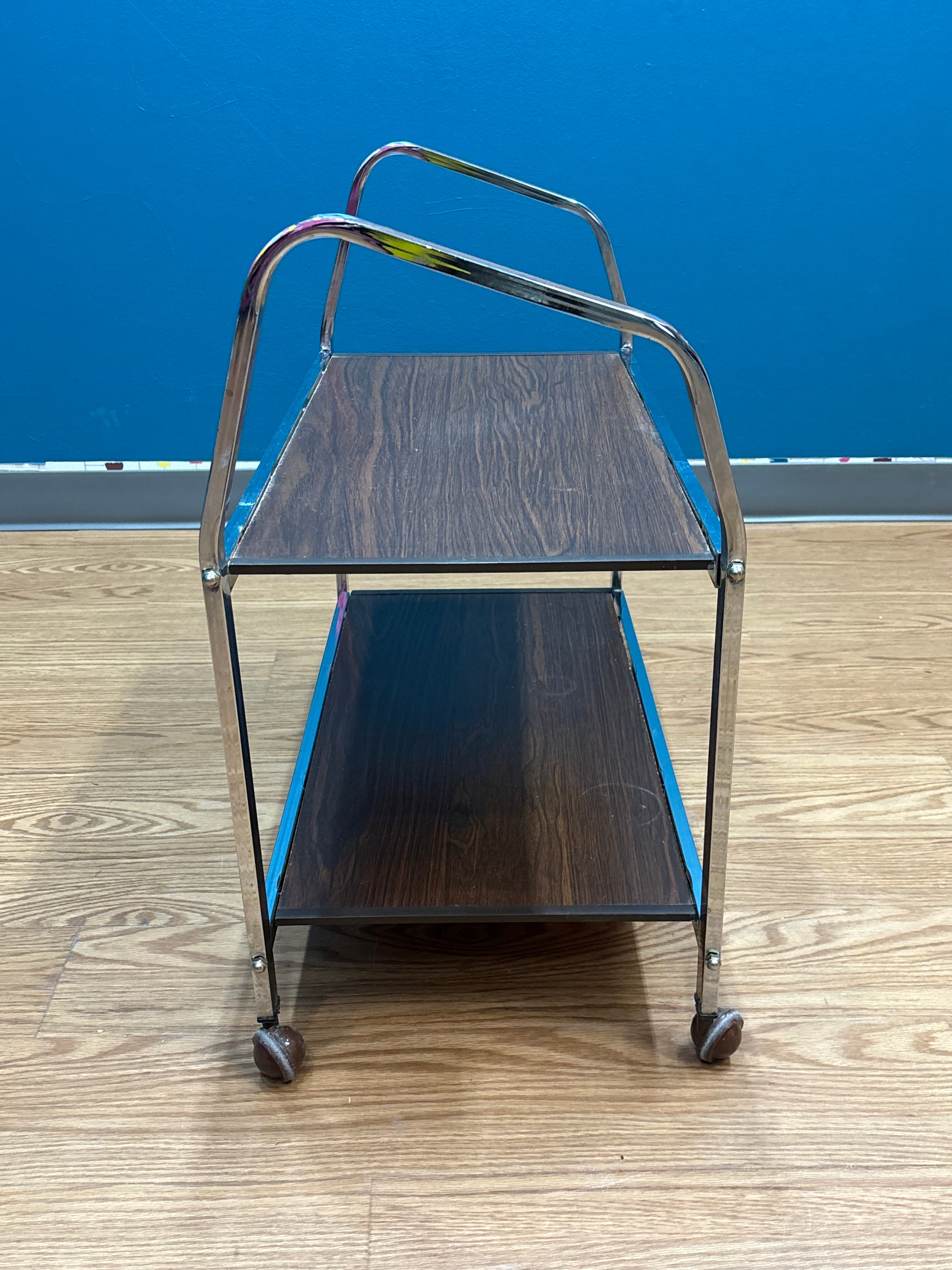 2 Tier Rolling Shoe Rack