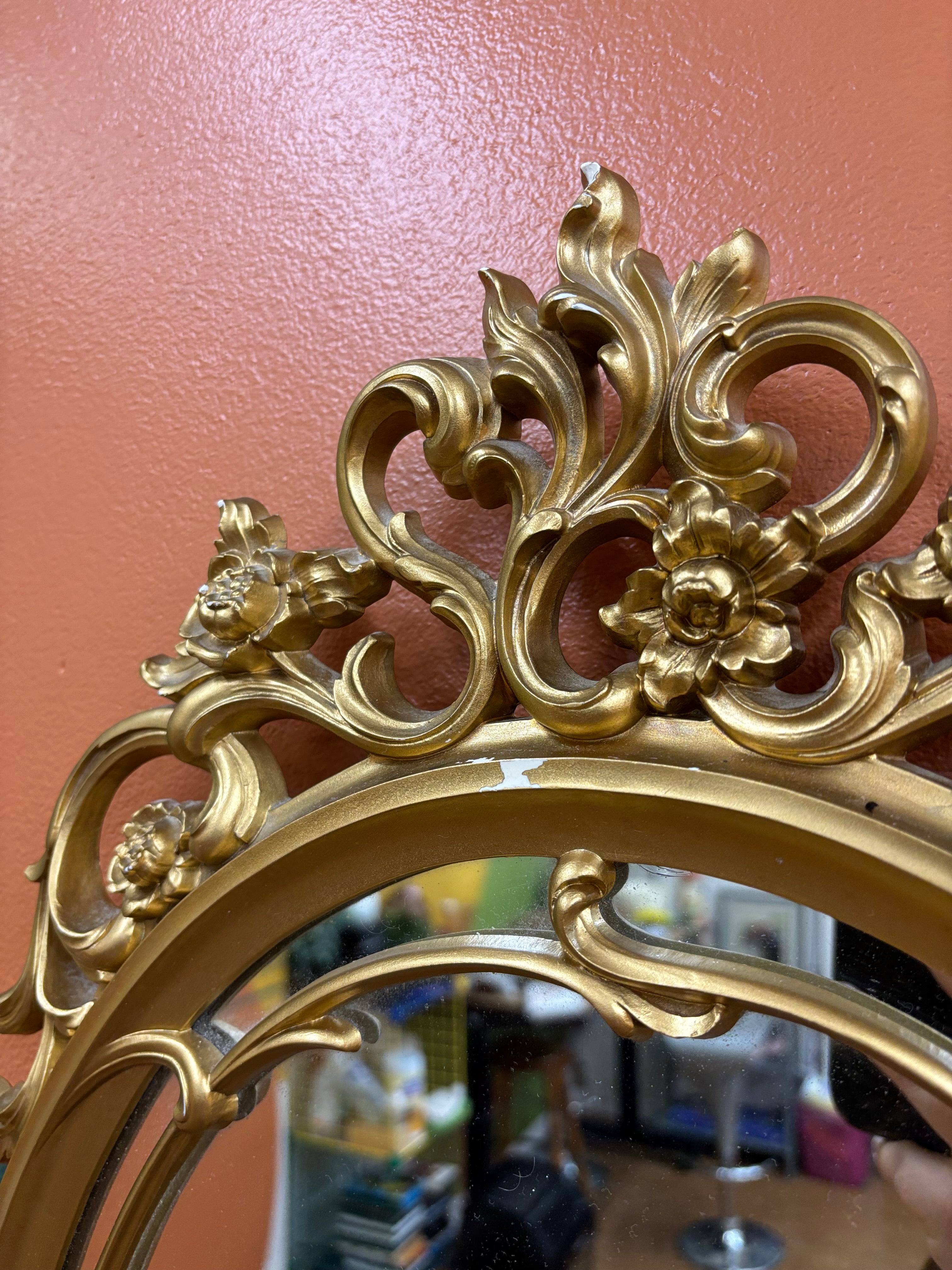 Ornate Gold Mirror