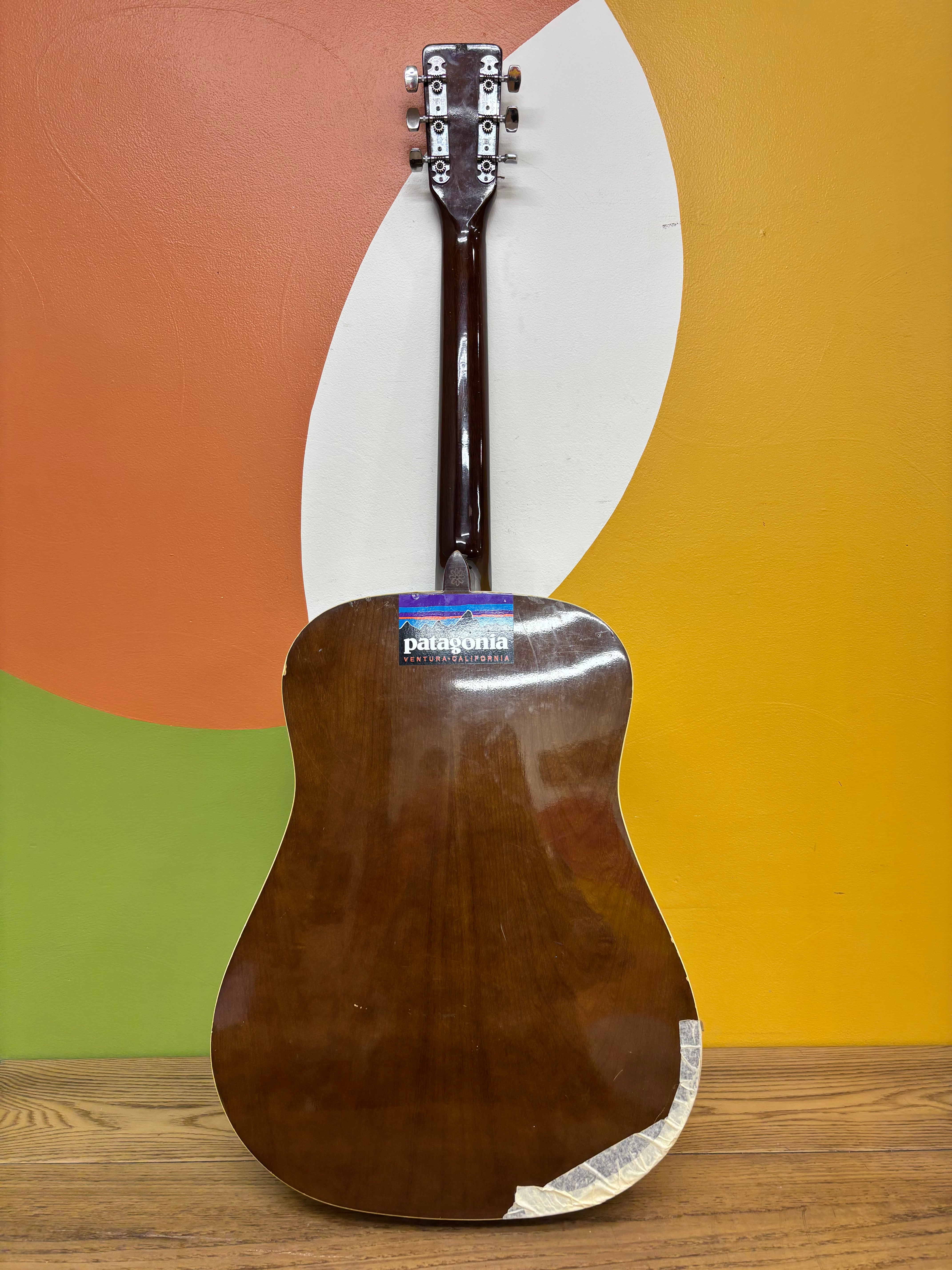 Hand-Painted Anjo Acoustic Guitar