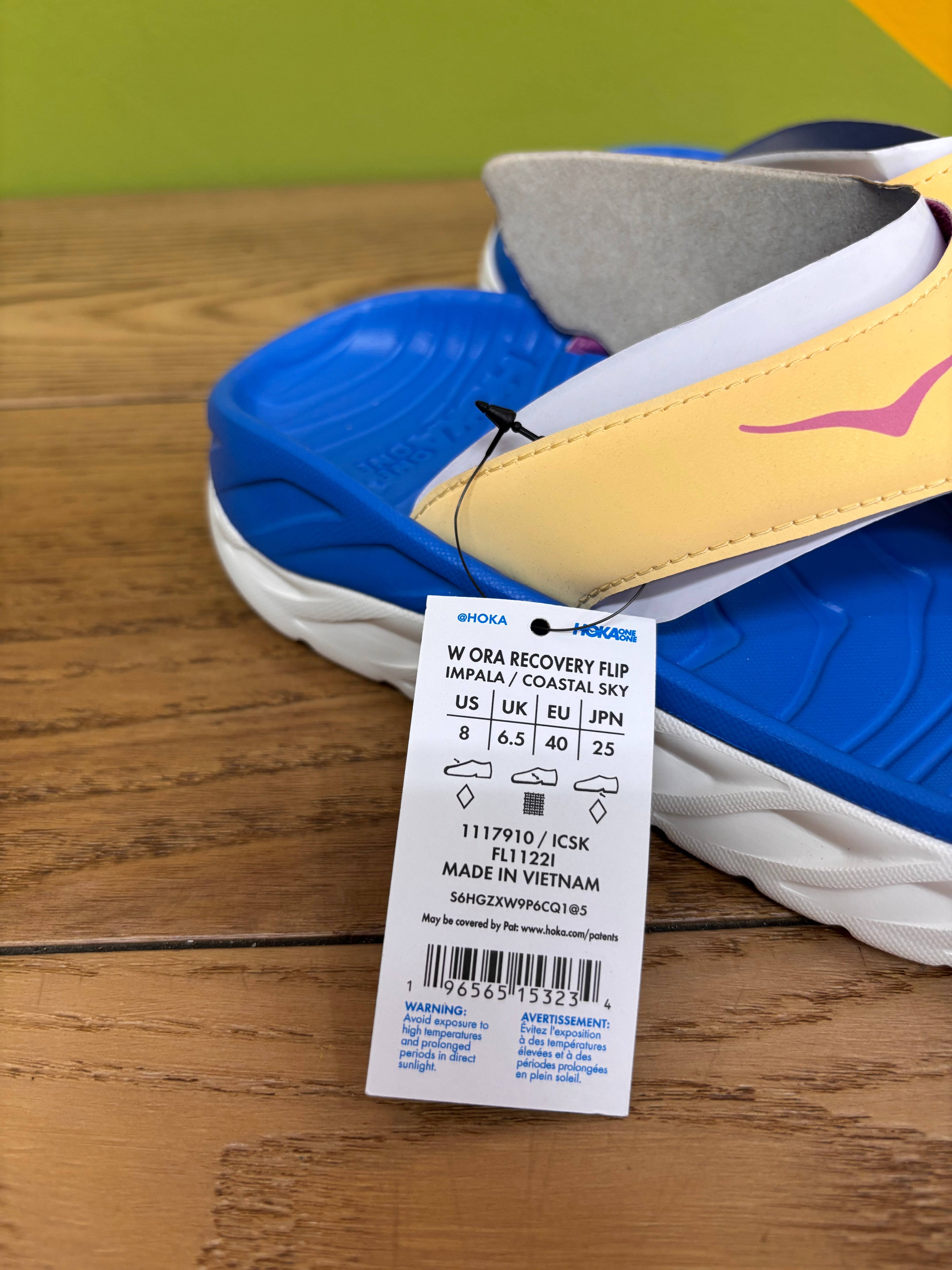 HOKA Ora Recovery Flip Flop (Women Size 8) NEW