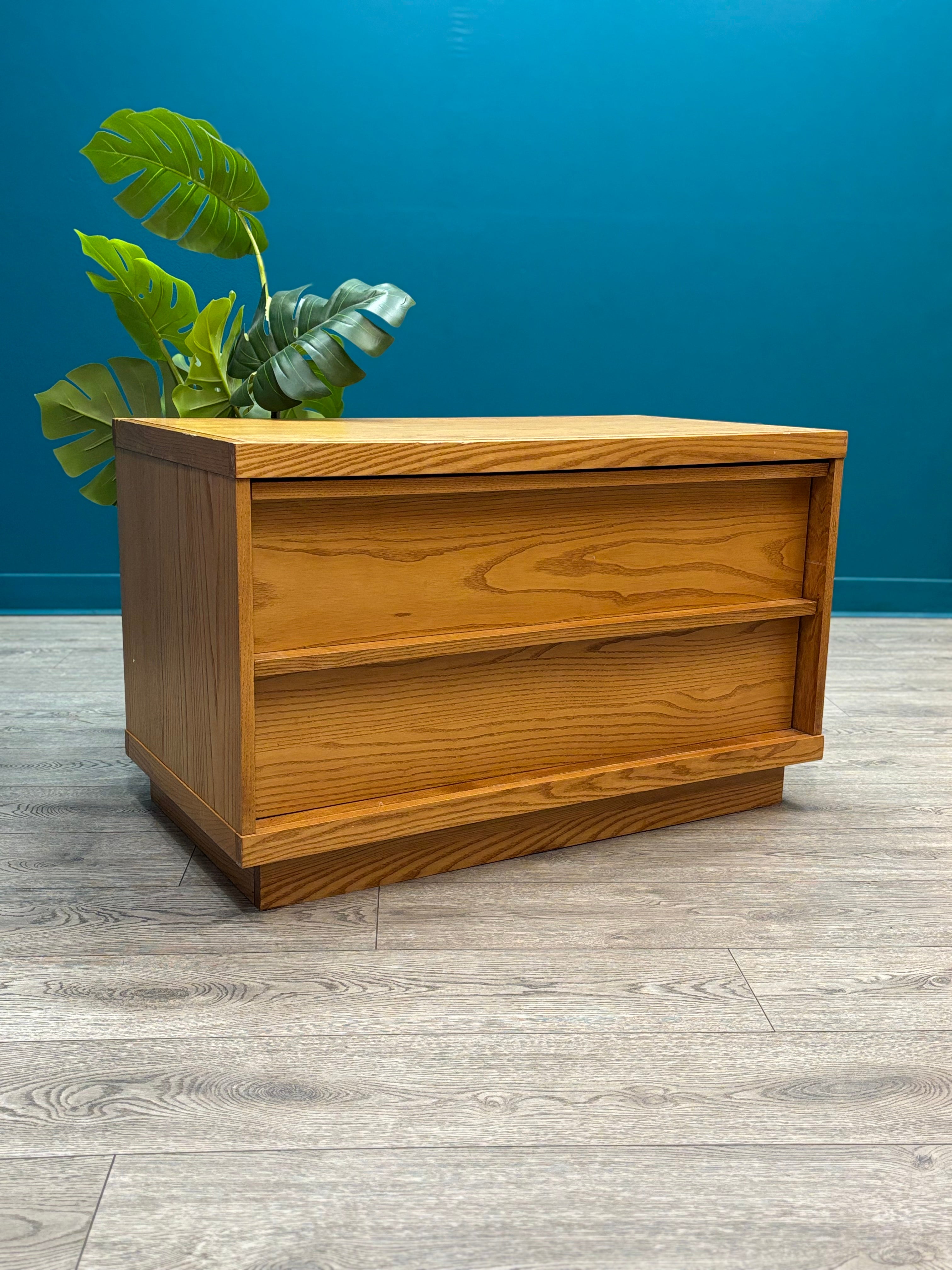 Wood 2 Drawer Dresser