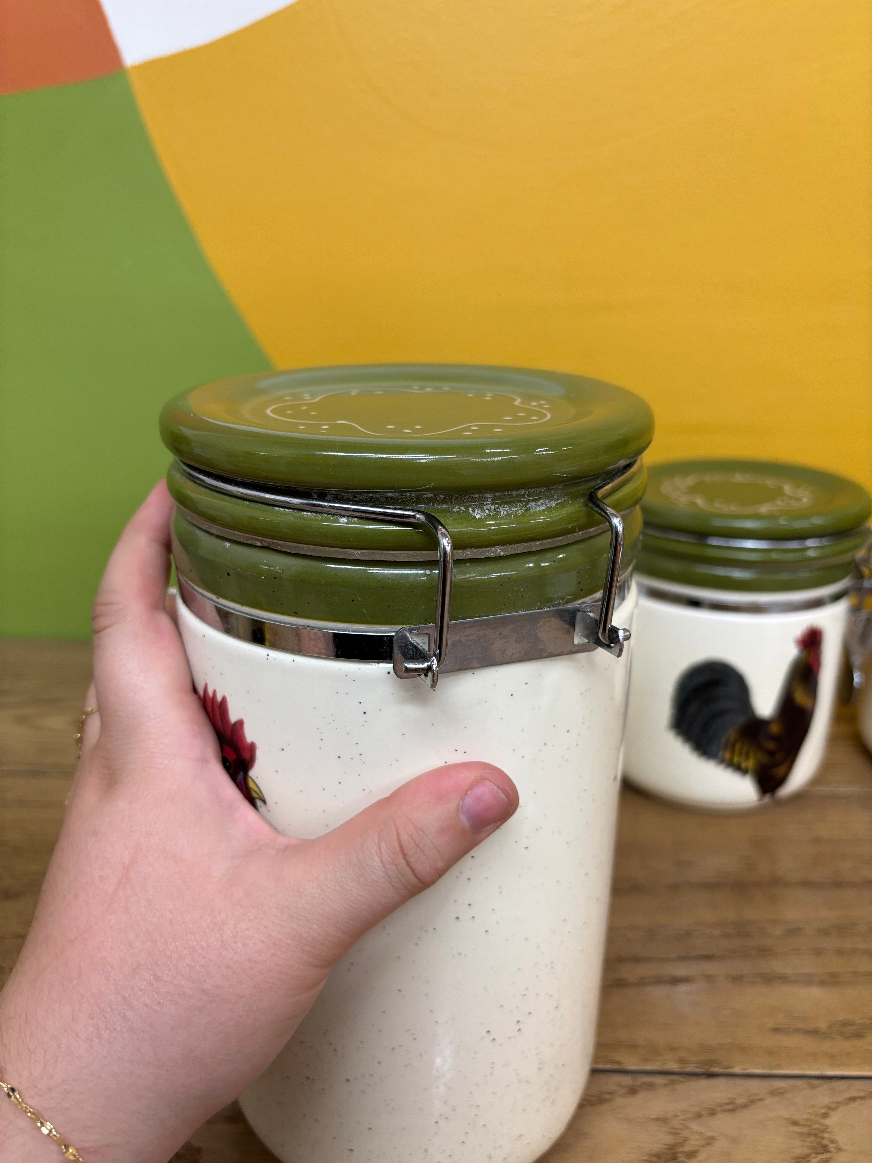 Rooster Canister Set