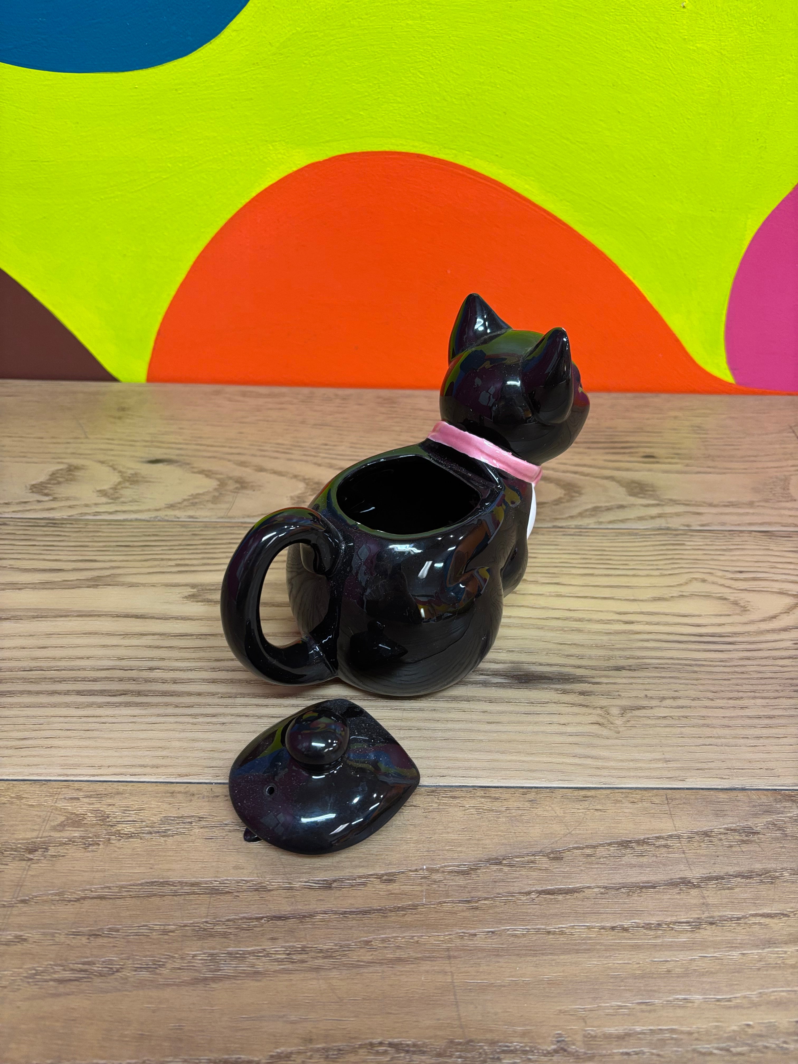 Small Ceramic Cat Teapot