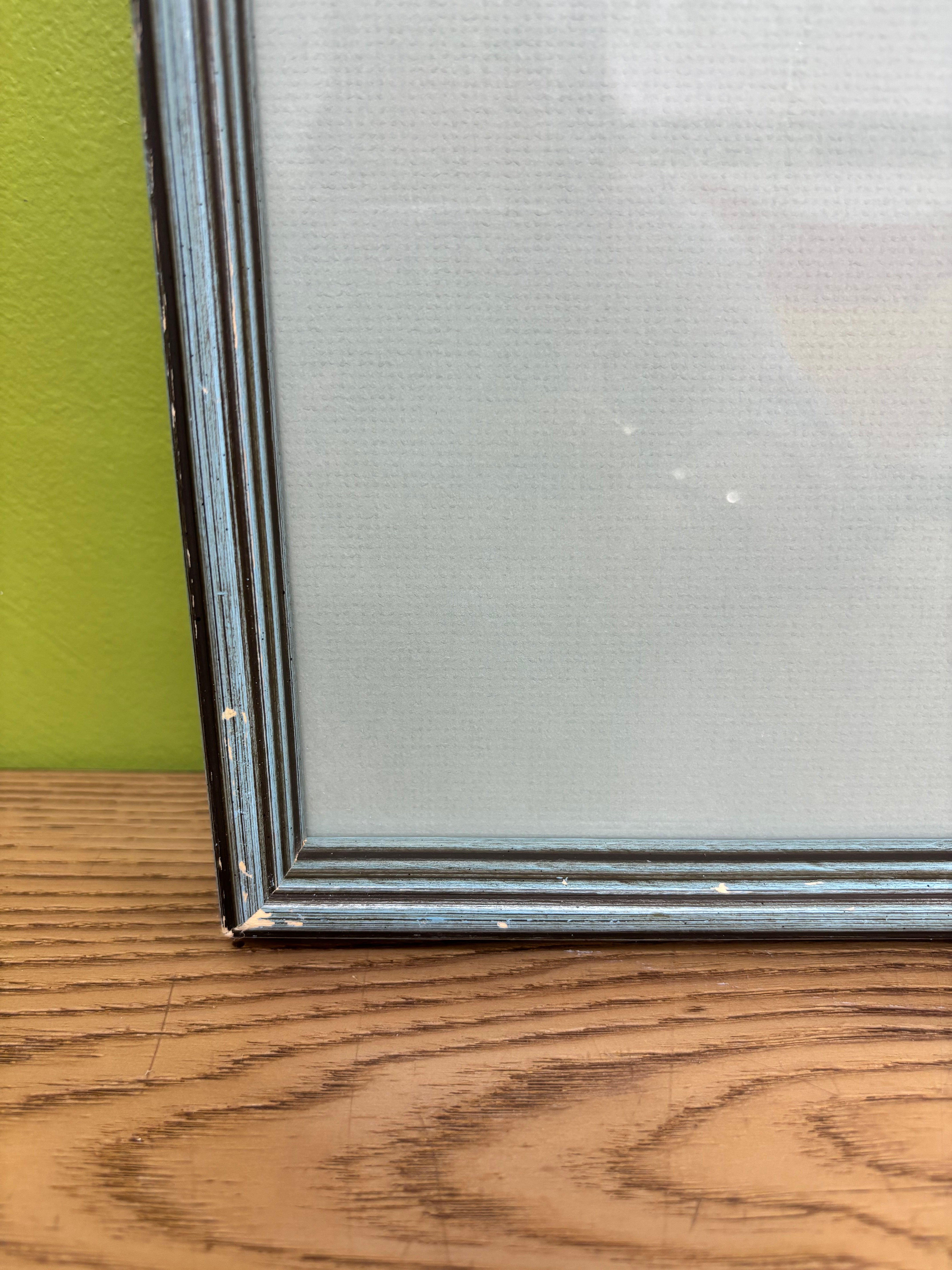 Framed Floral Needlepoint
