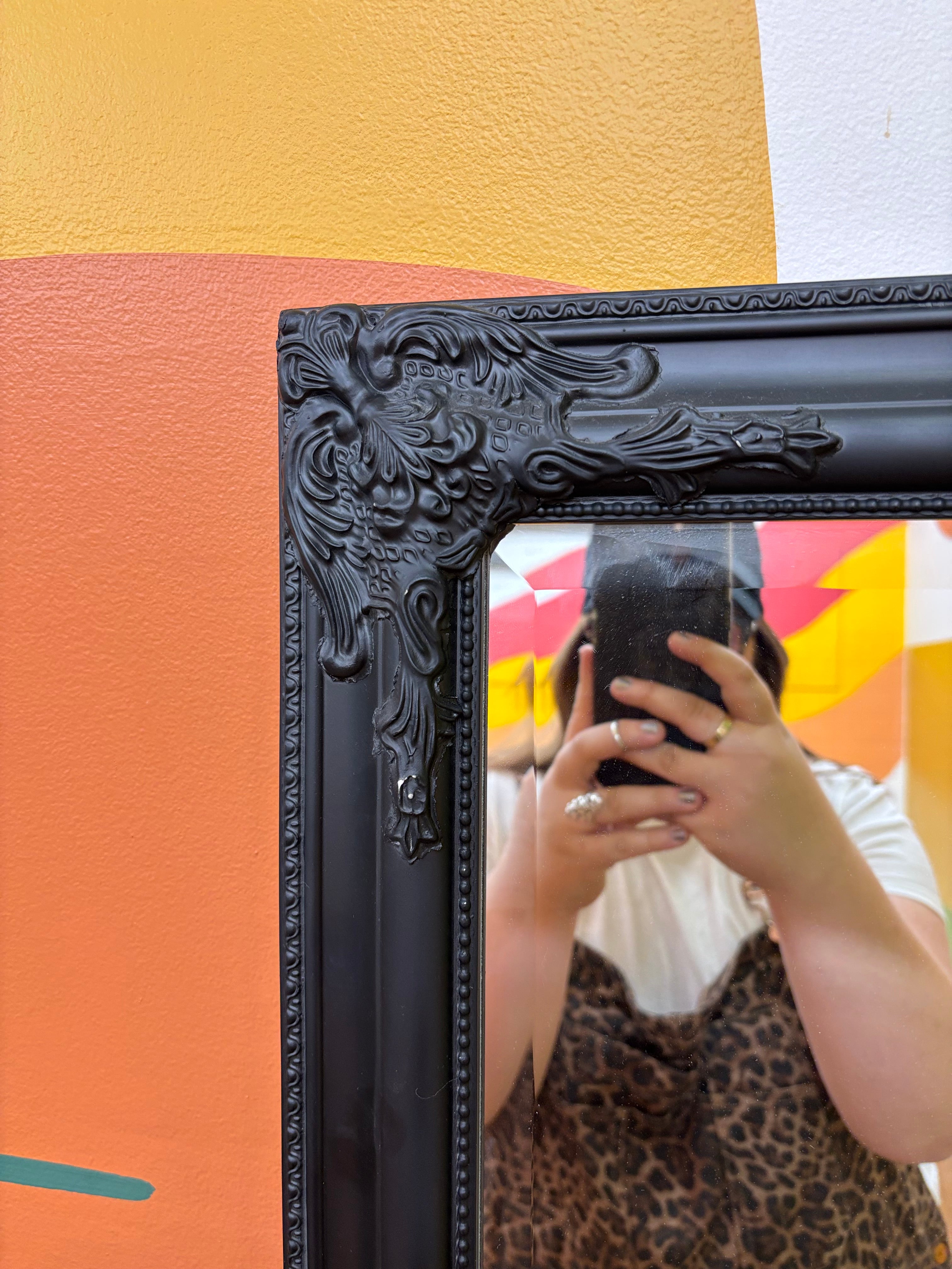 Black Floor Mirror