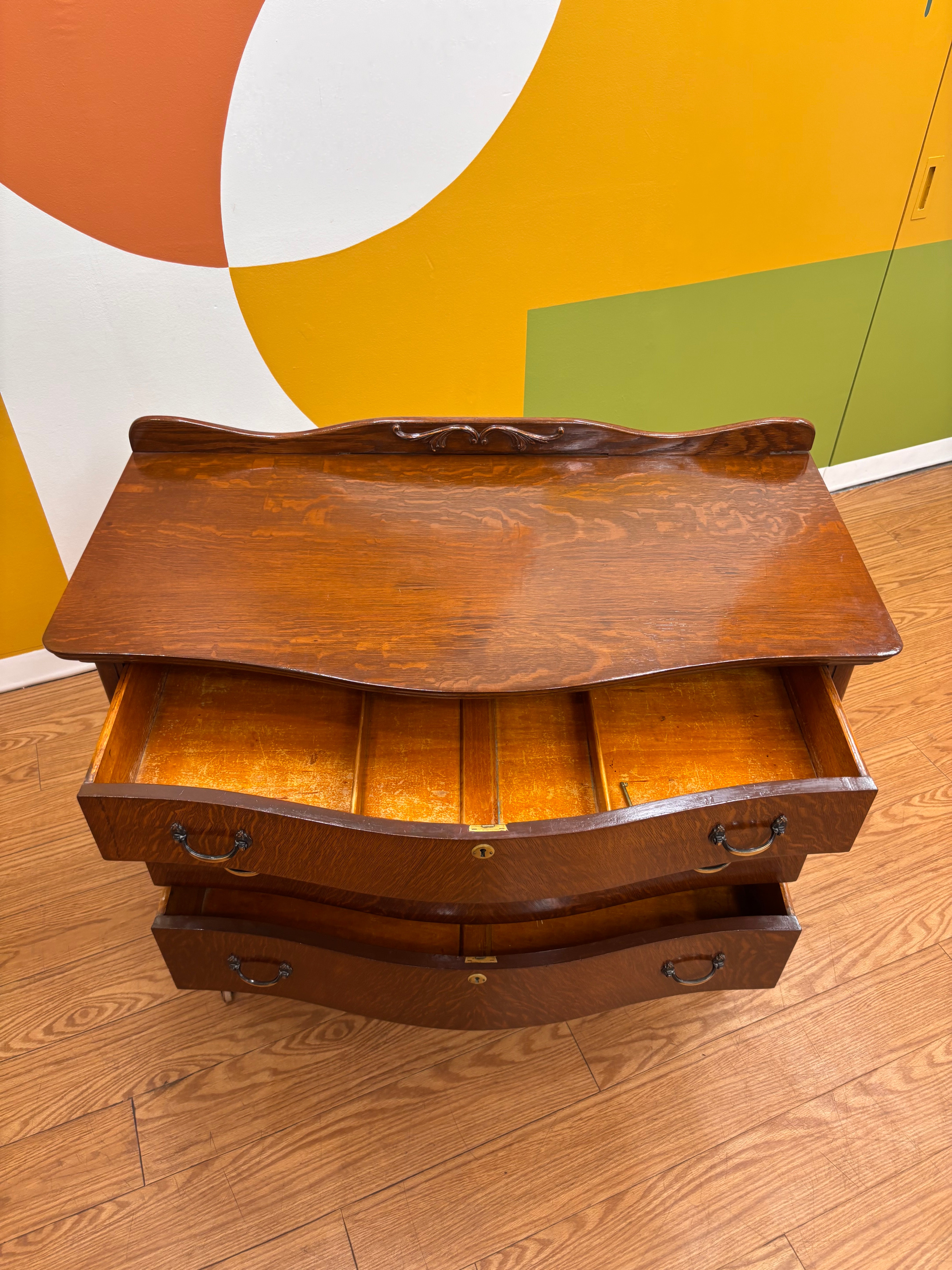 Wood 3 Drawer Dresser