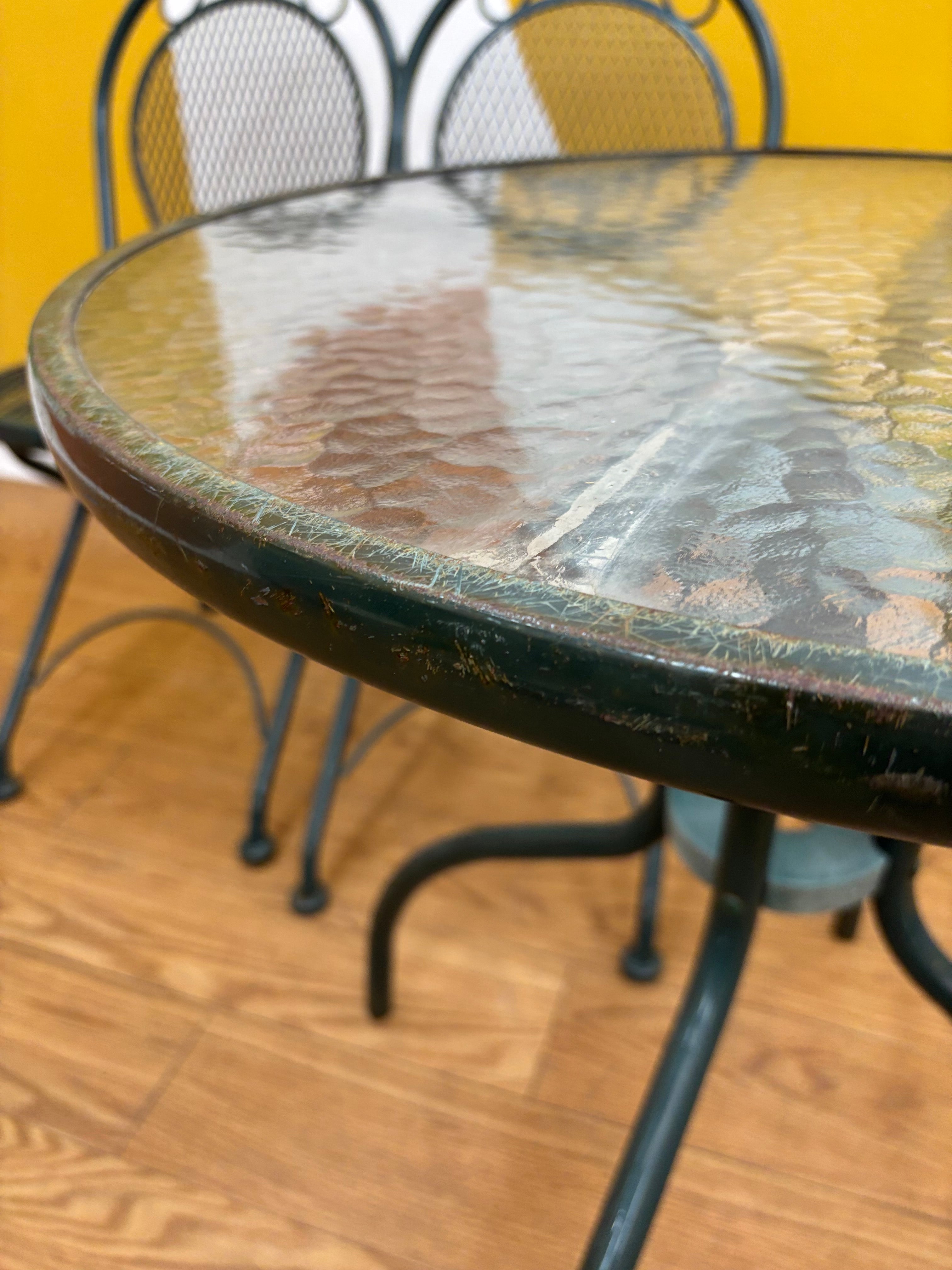 3 Piece Green Bistro Set