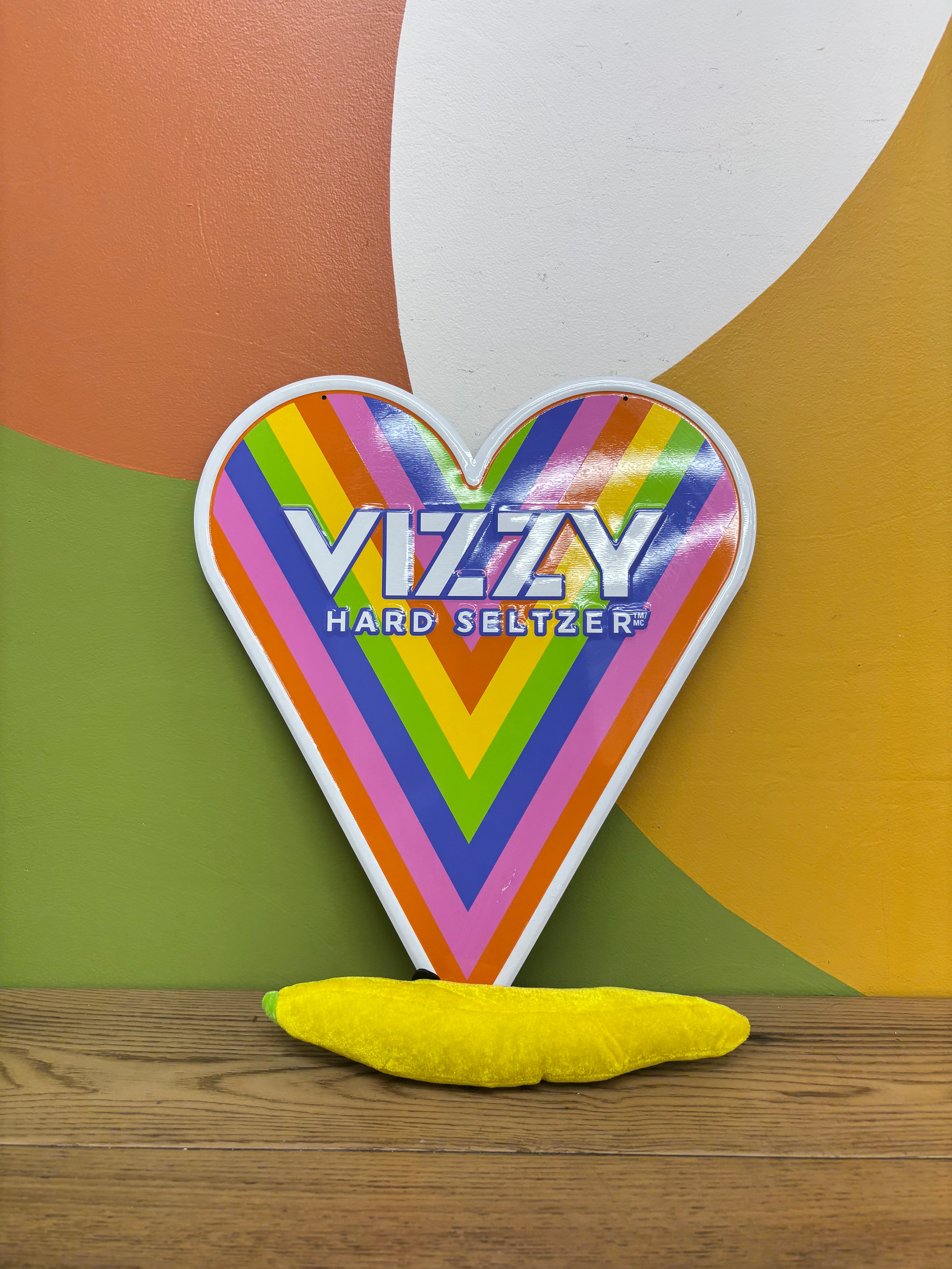 Vizzy Hard Seltzer Sign