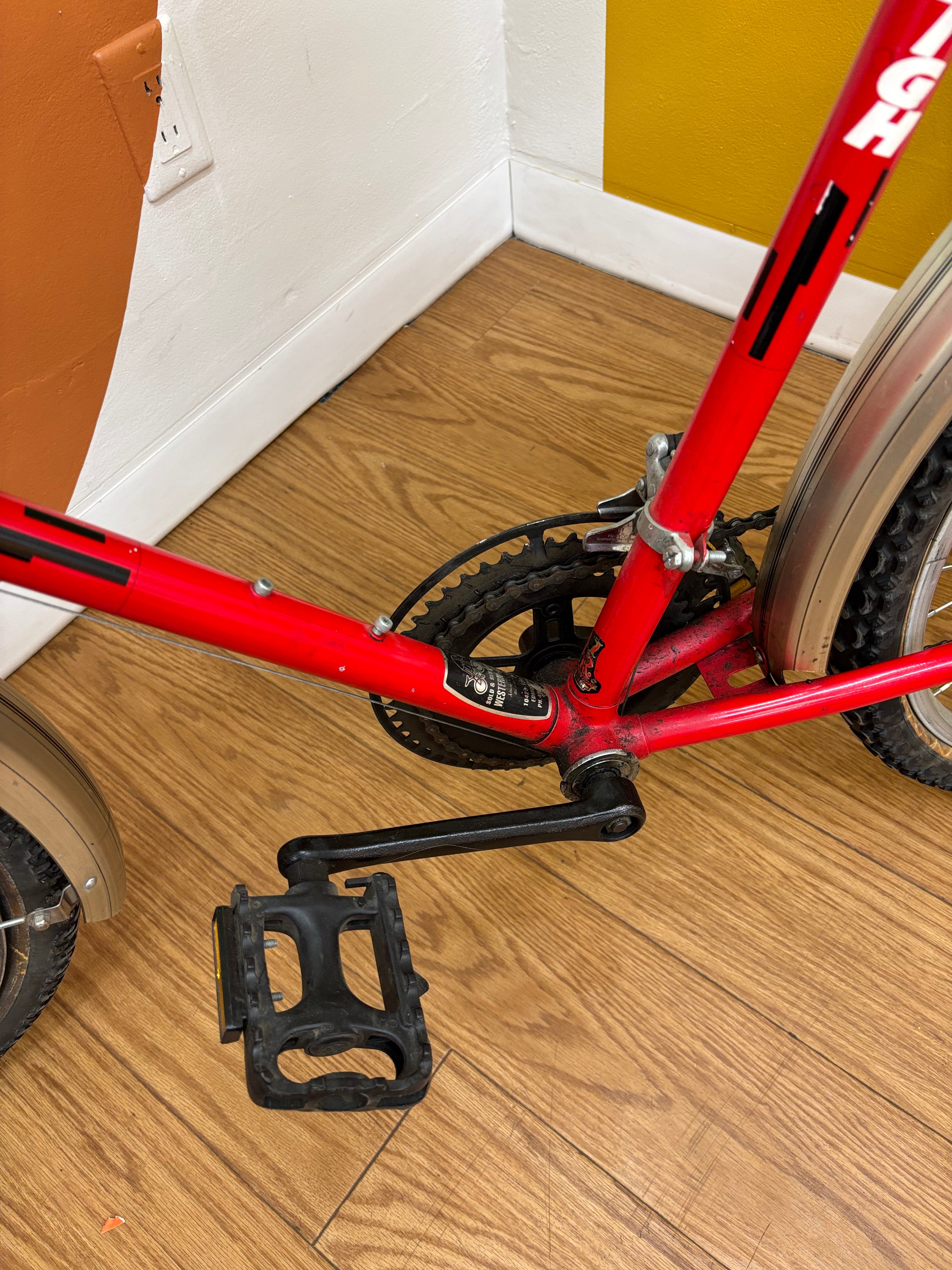 Red Raleigh Ozark Bicycle