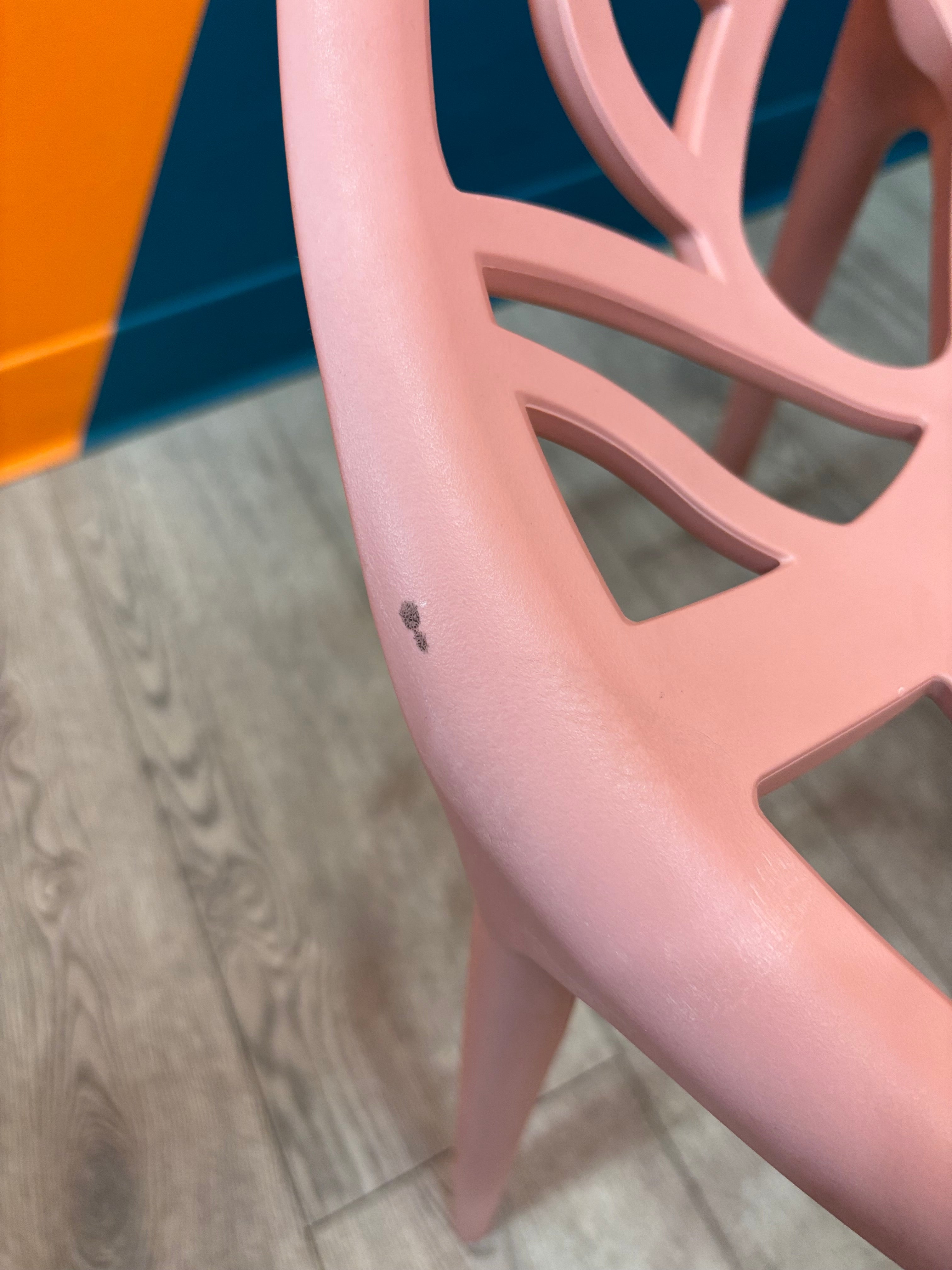 Pink Dining Room Chair with Cushion (2 available)