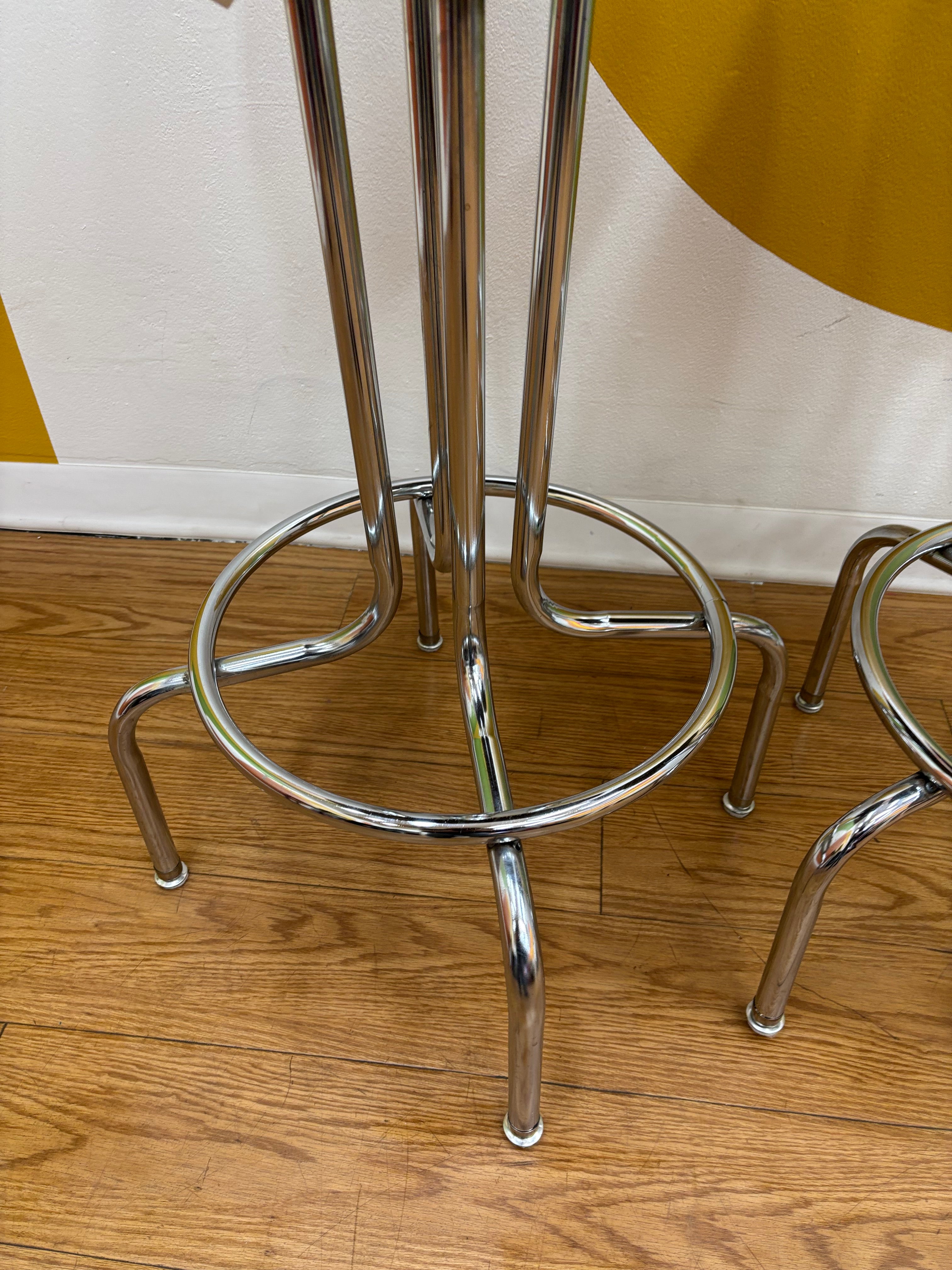 (2) Brown Barstools