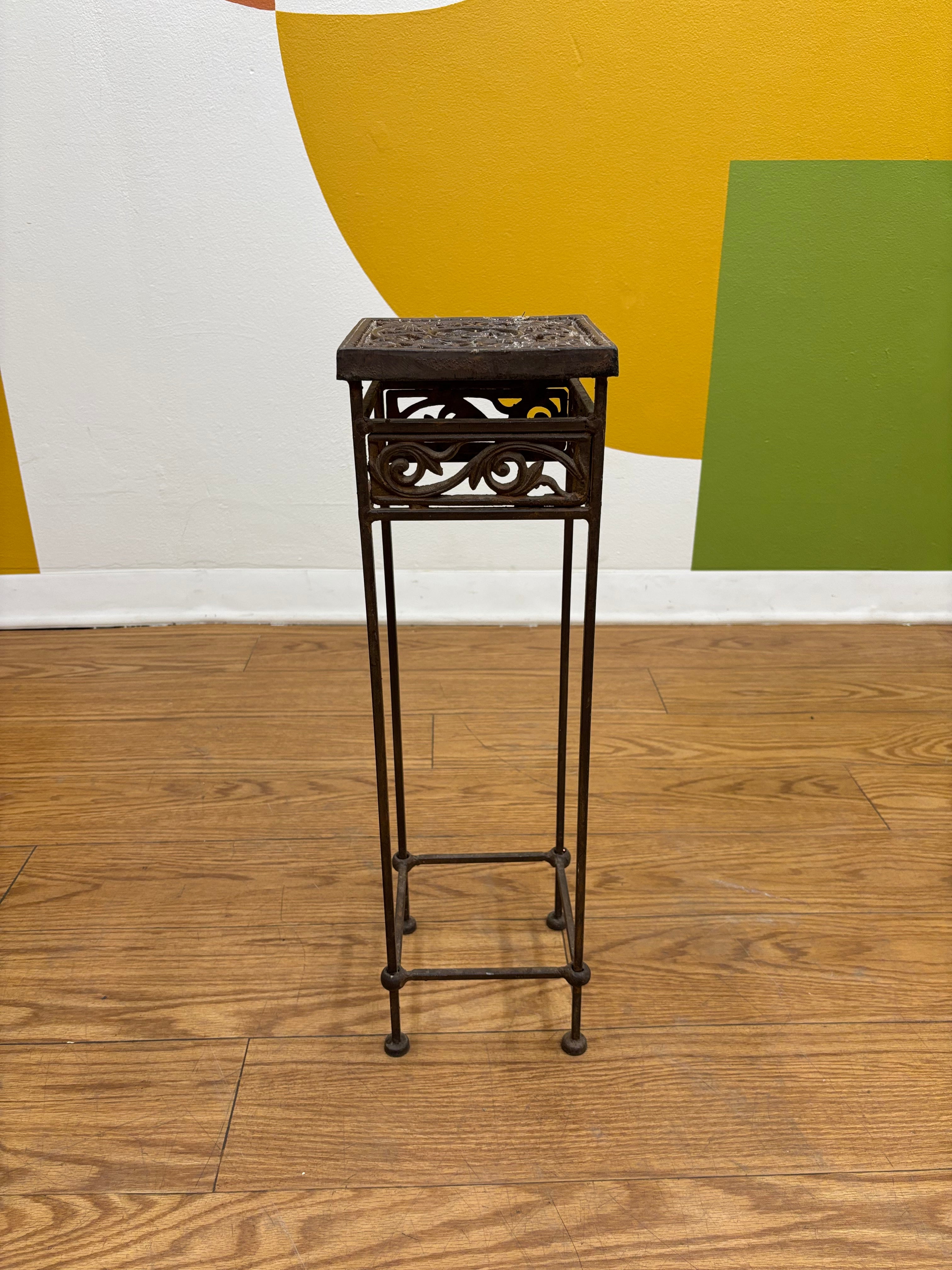 Gold Metal Plant Stand