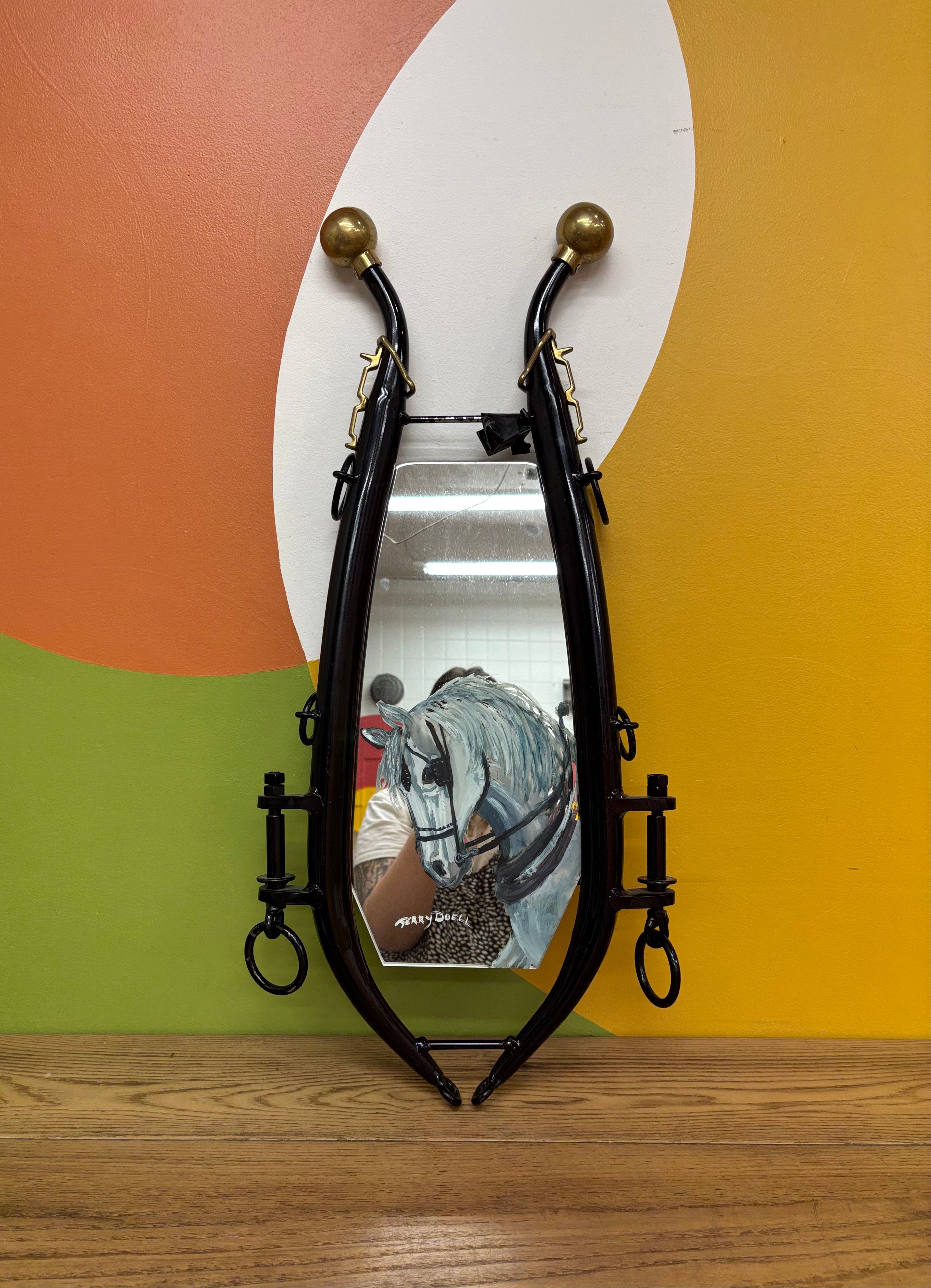 Decorative Horse Collar Mirror