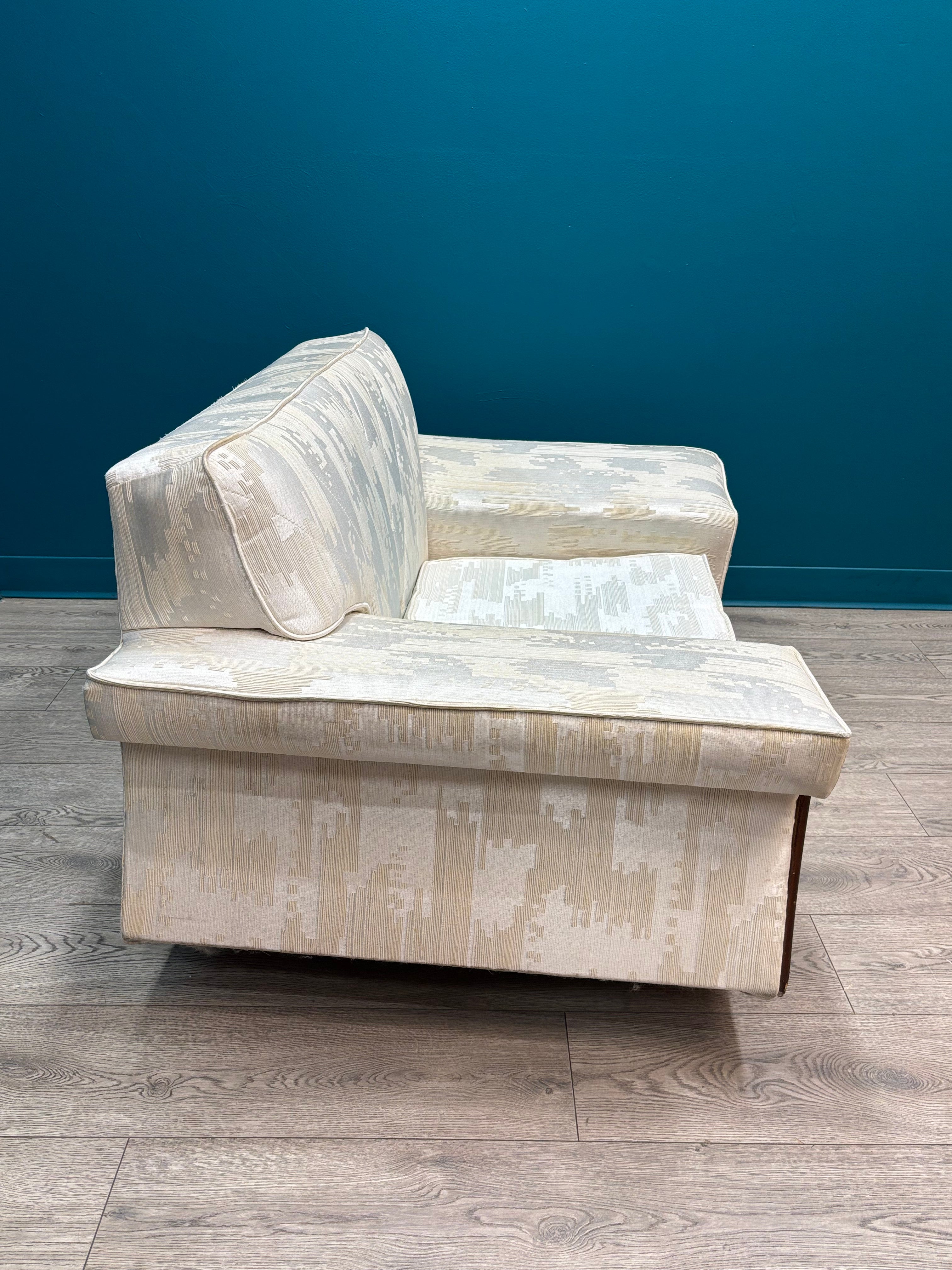 Oversized Cream Armchair