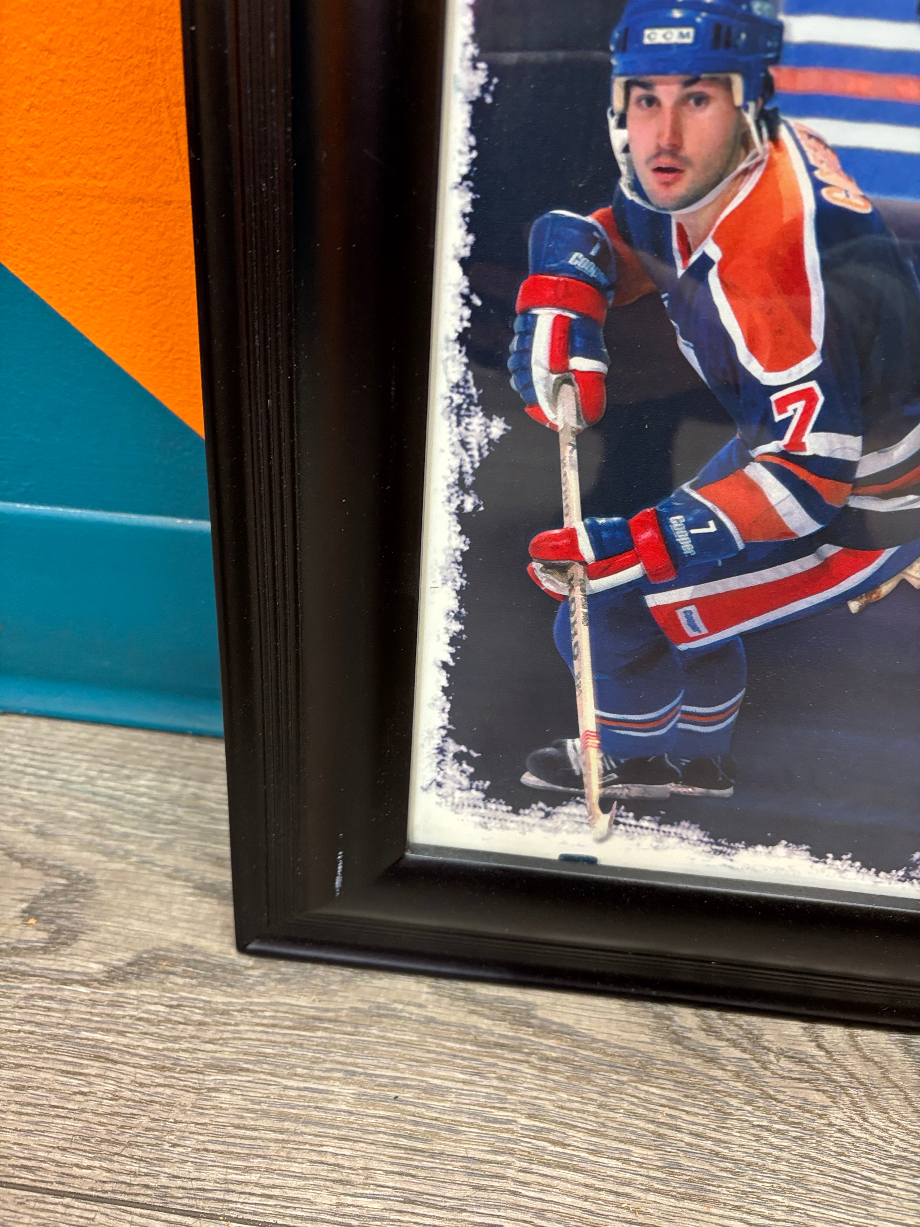 Framed Oilers Poster