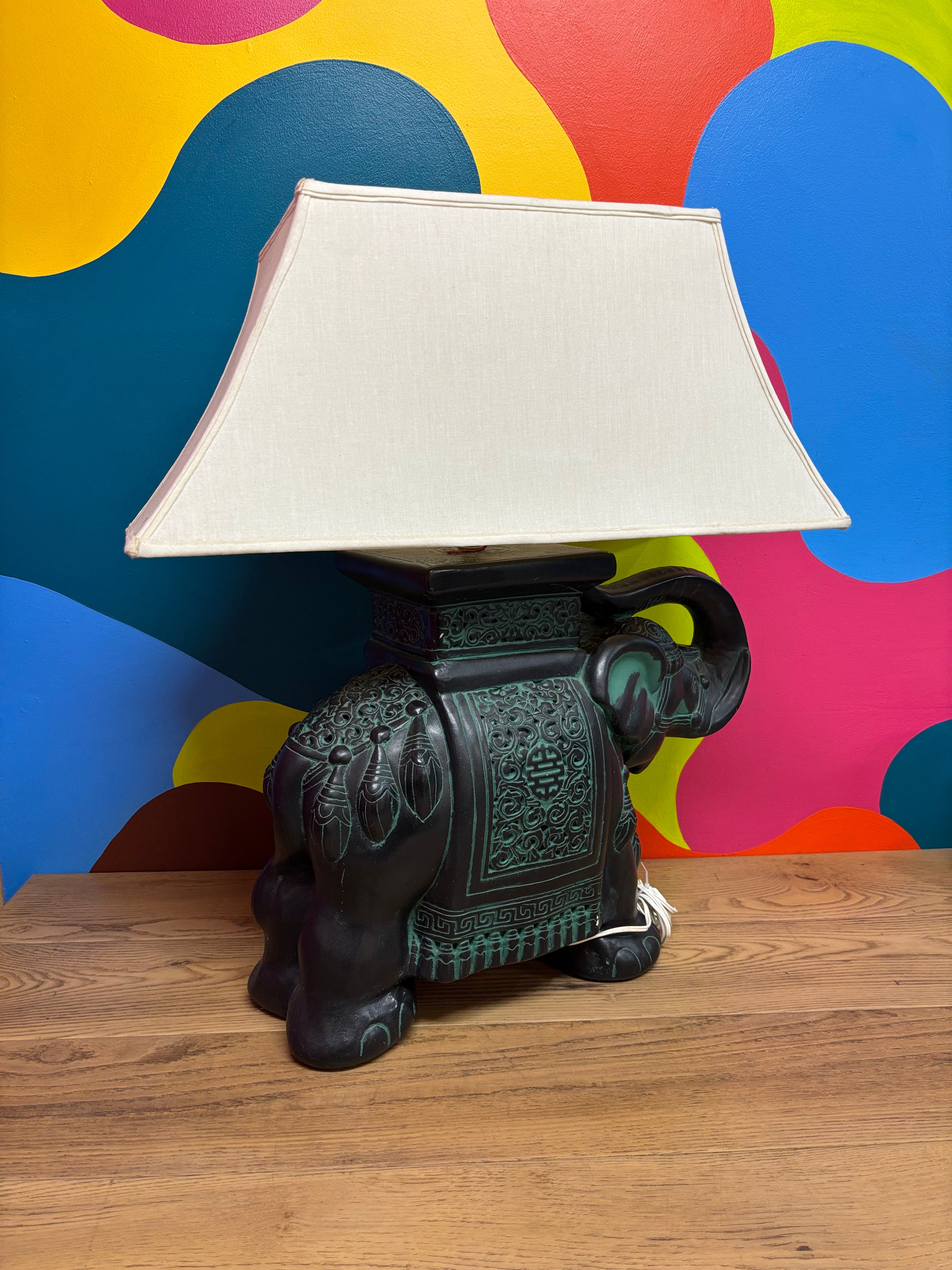 Large Elephant Lamp