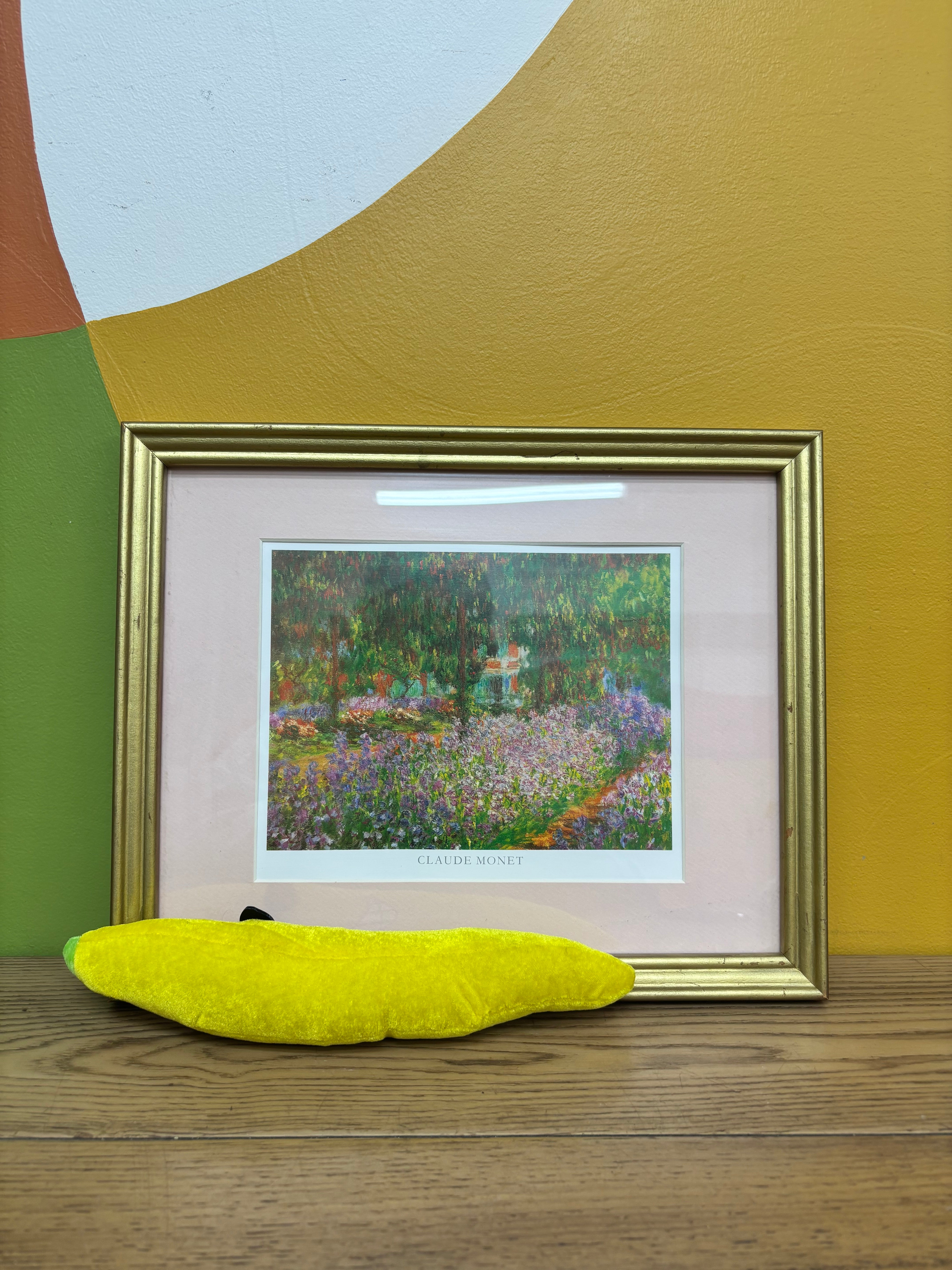 Framed "The Artist's Garden at Giverny" Print