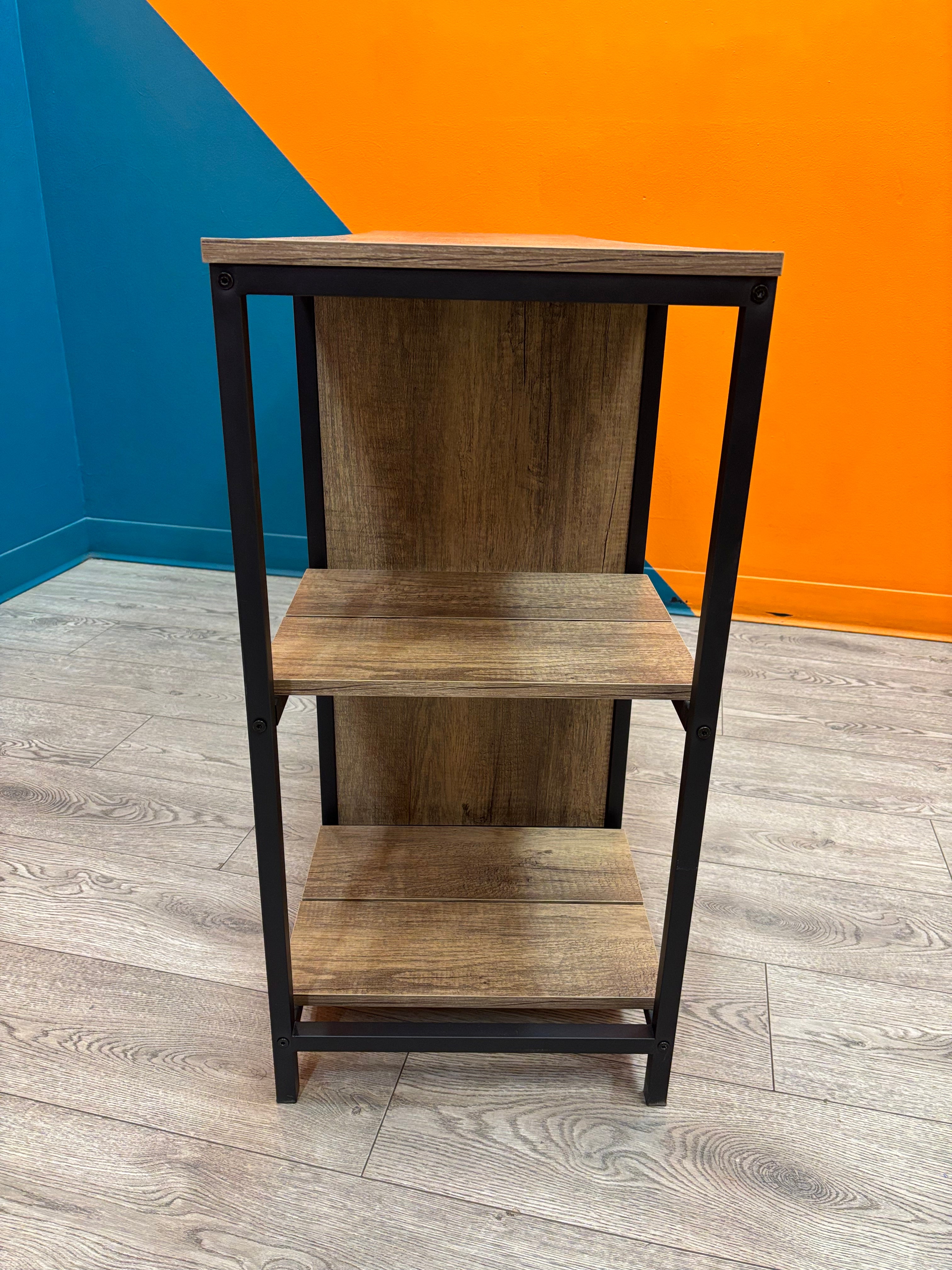 Brown & Black TV Stand