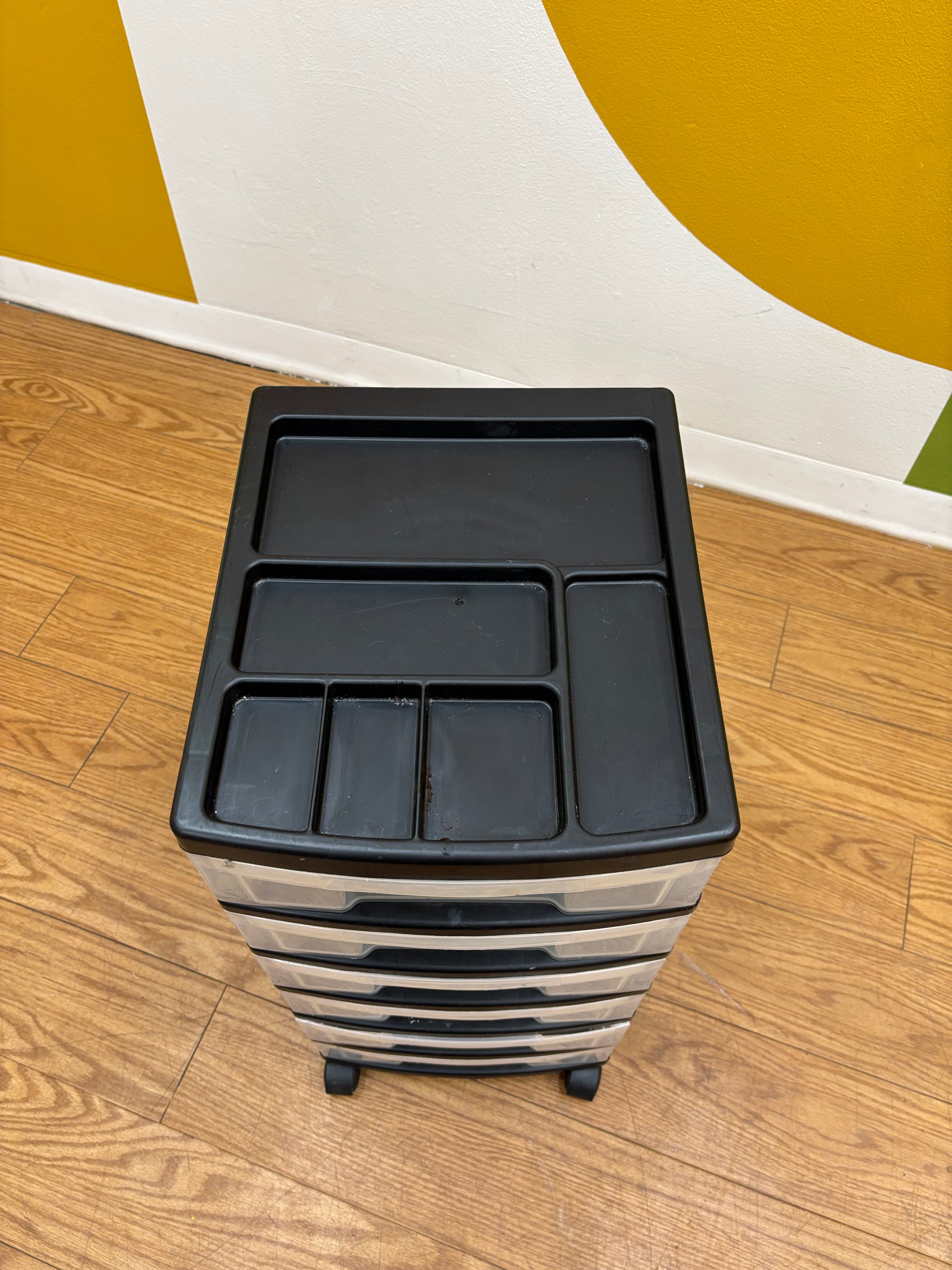 6 Drawer Rolling Cart (2 available)
