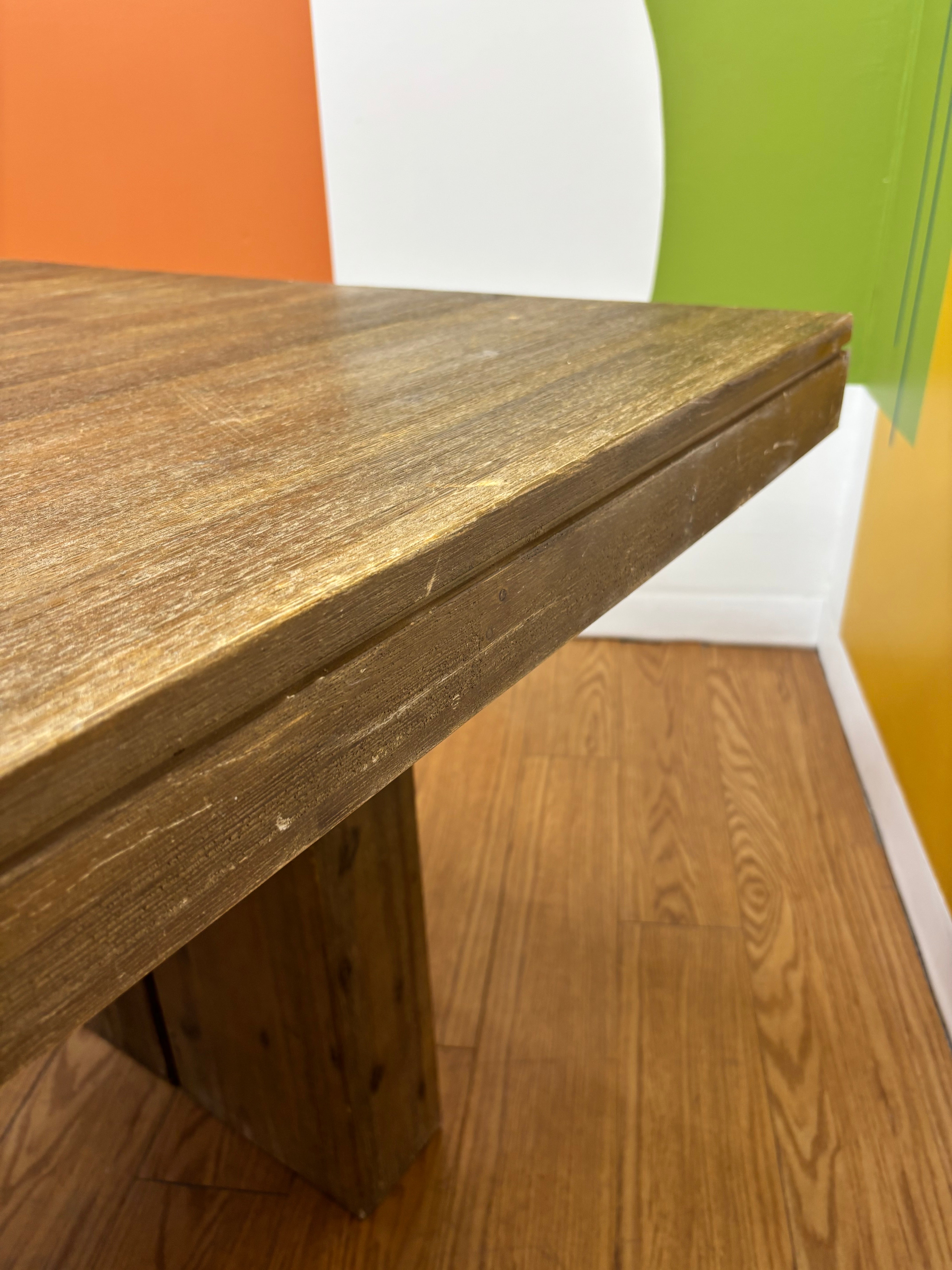 Large Wood Dining Table