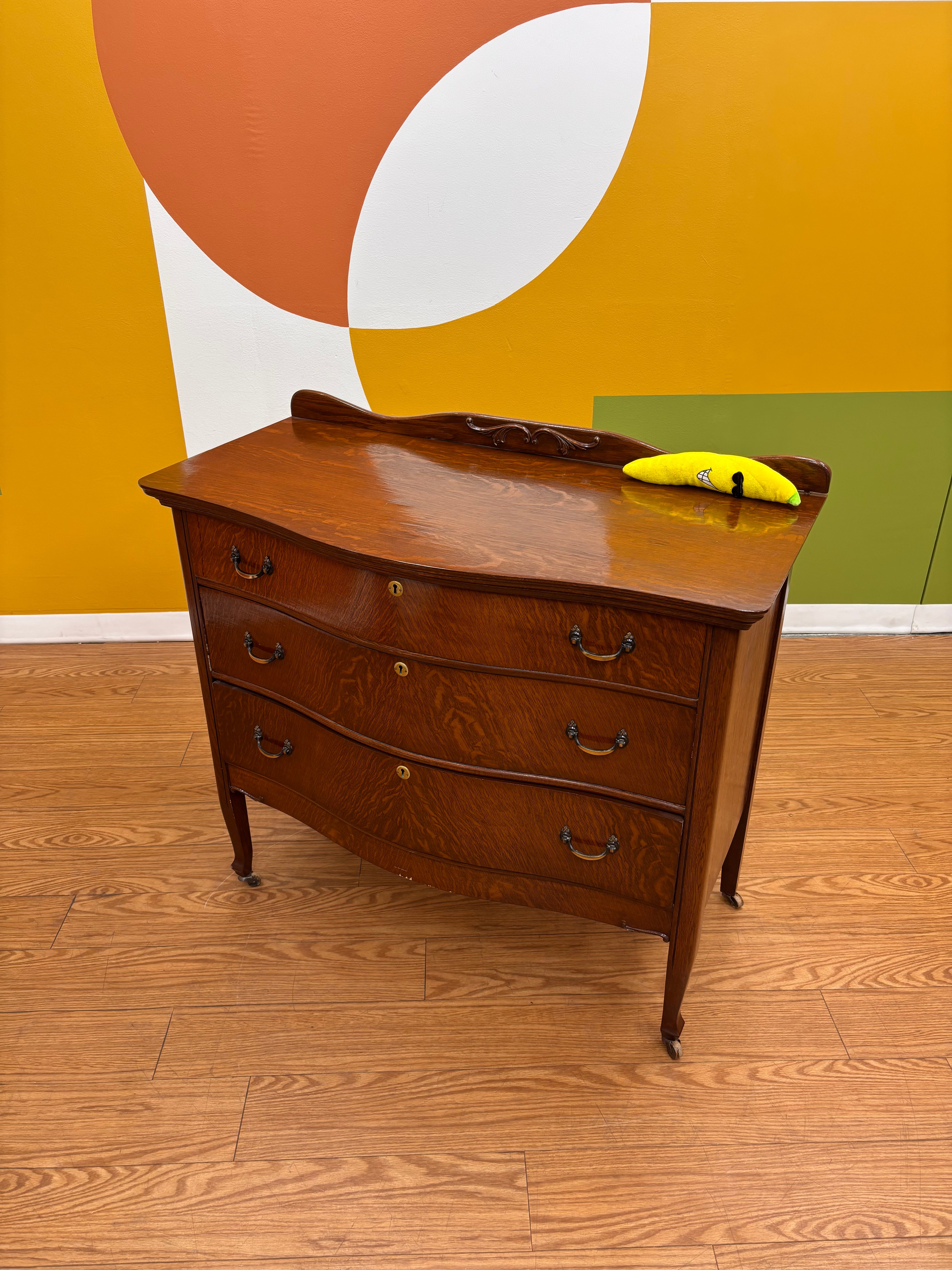 Wood 3 Drawer Dresser