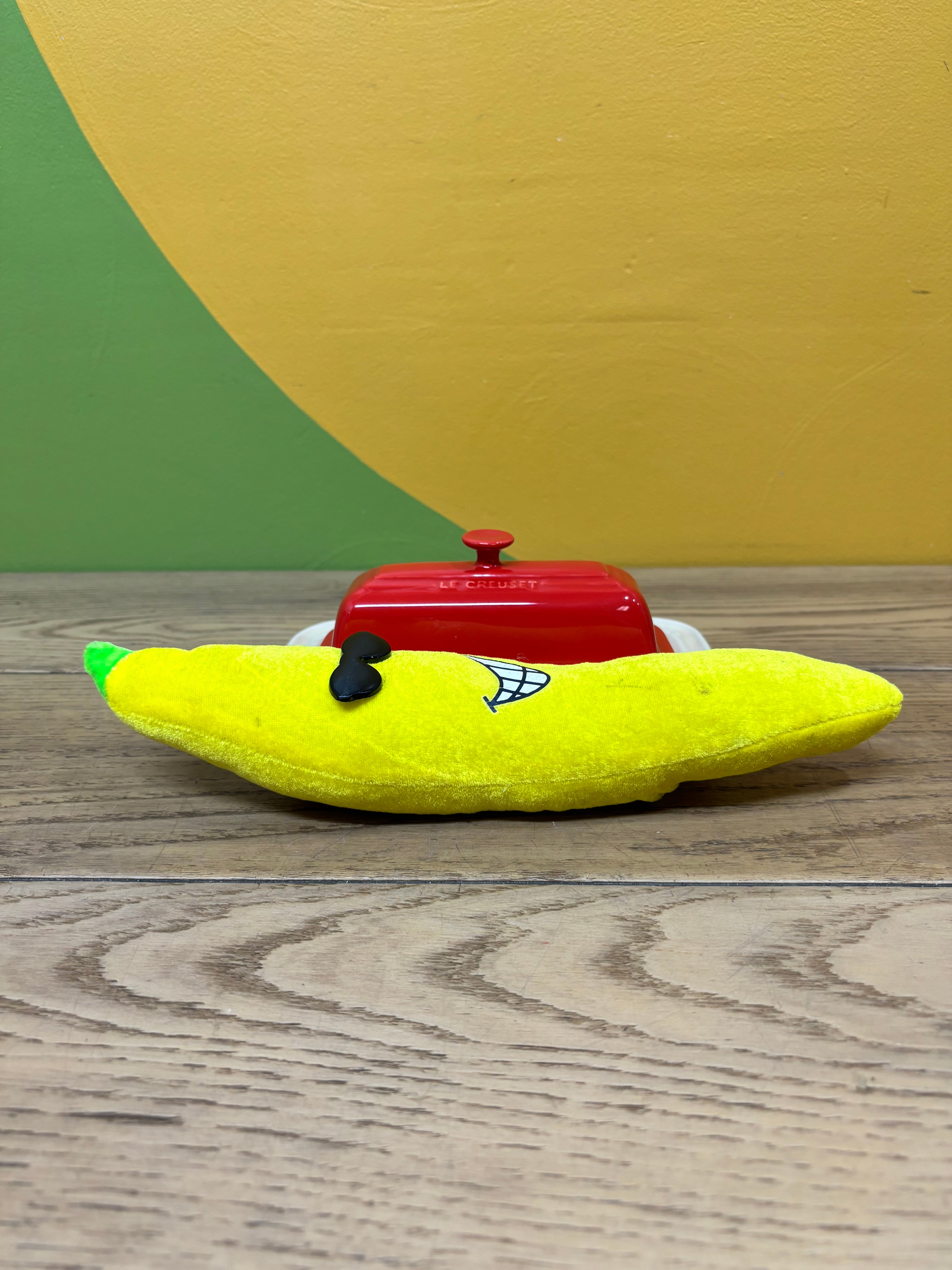 Red Le Creuset Butter Dish