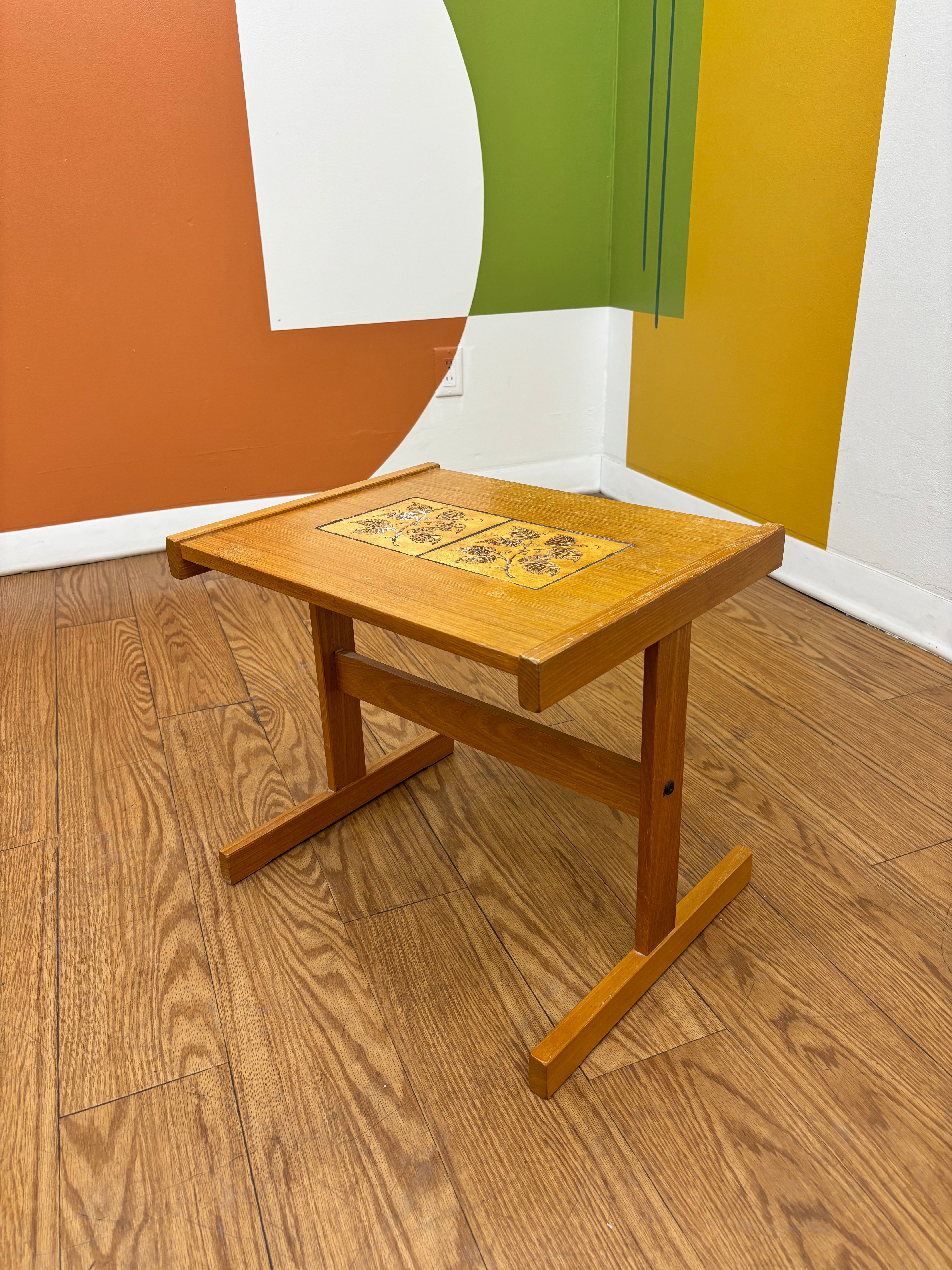 Wood Side Table