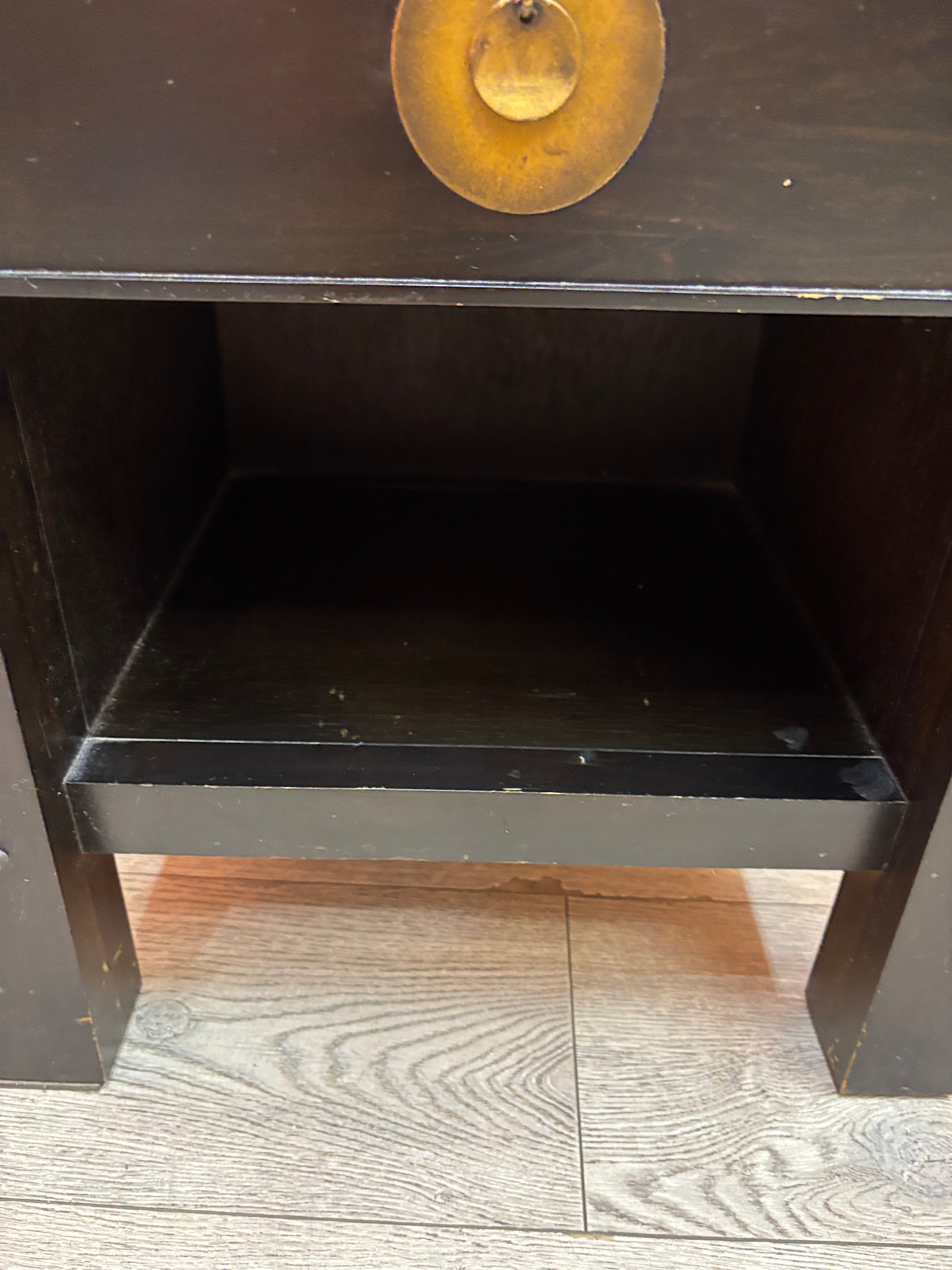 Black Wood Nightstand (Pier 1)