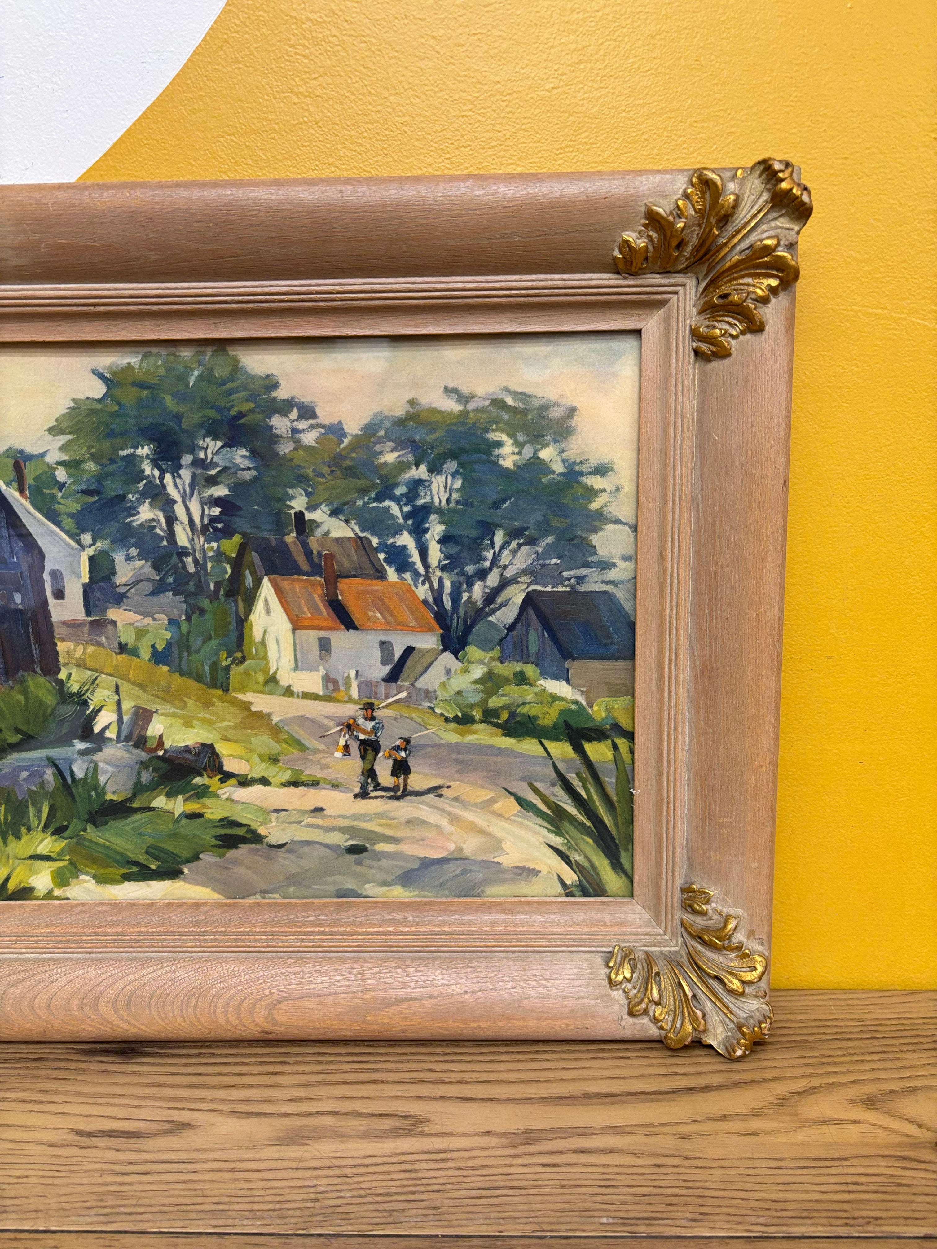 Country Holiday Framed Print by Ted Kautzky