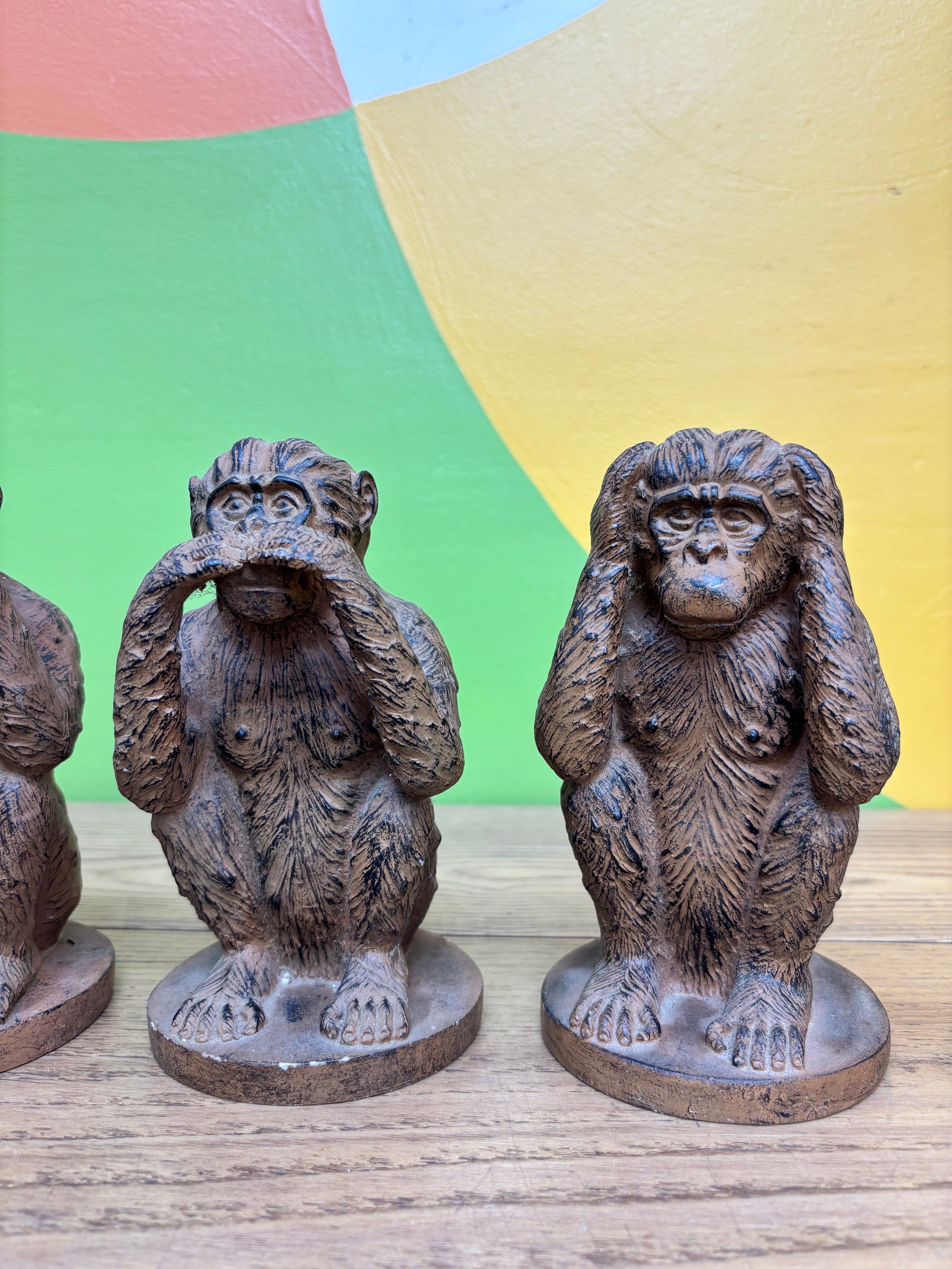 Three Wise Monkeys Figurines