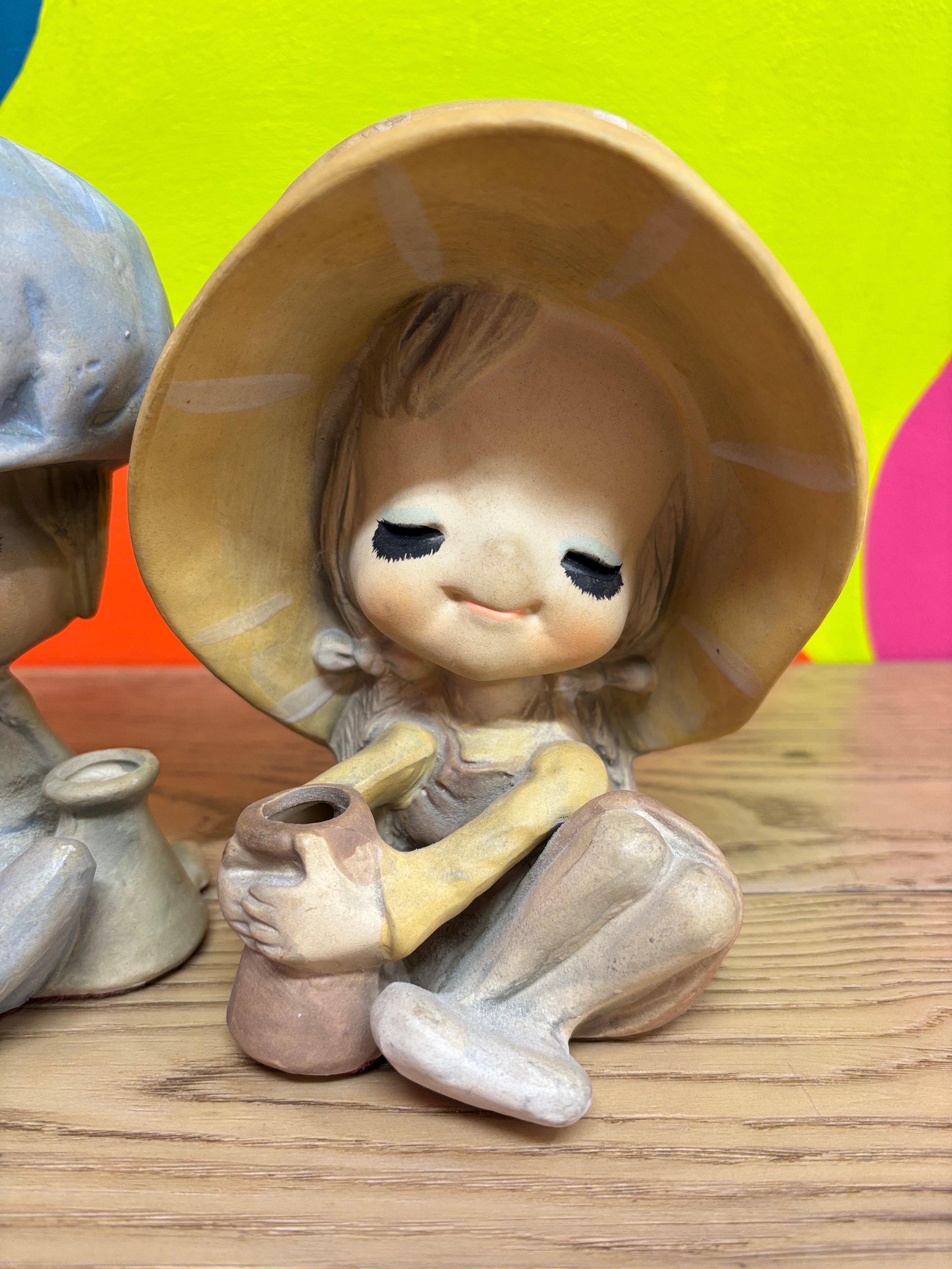 Mushroom Hat Boy & Girl