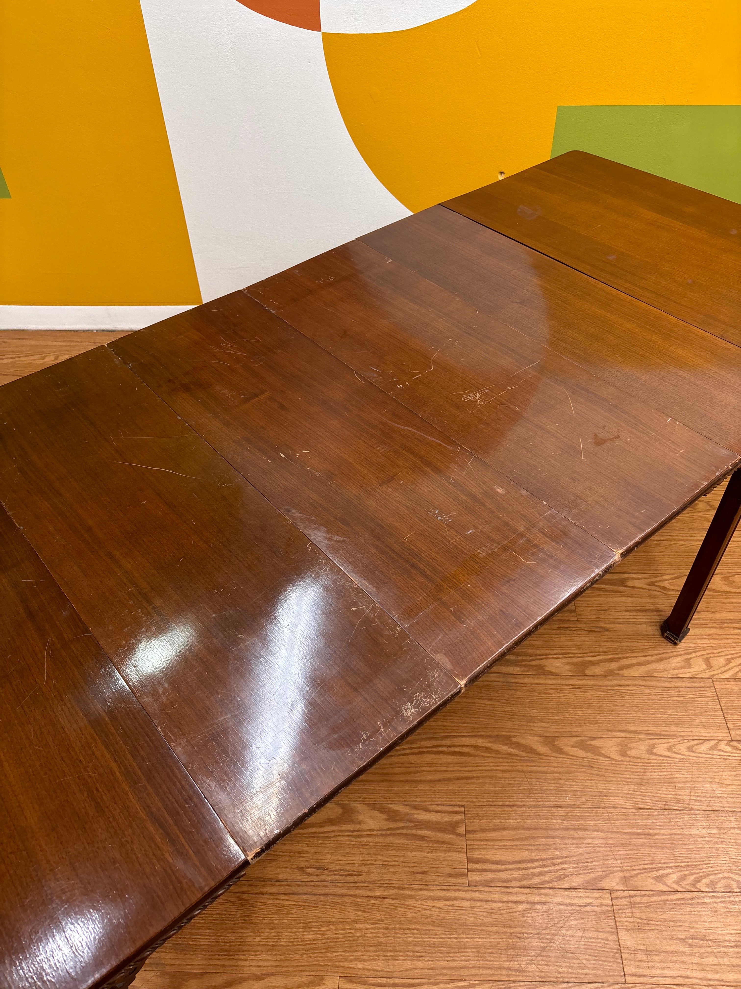 Wood Drop Leaf Dining Table