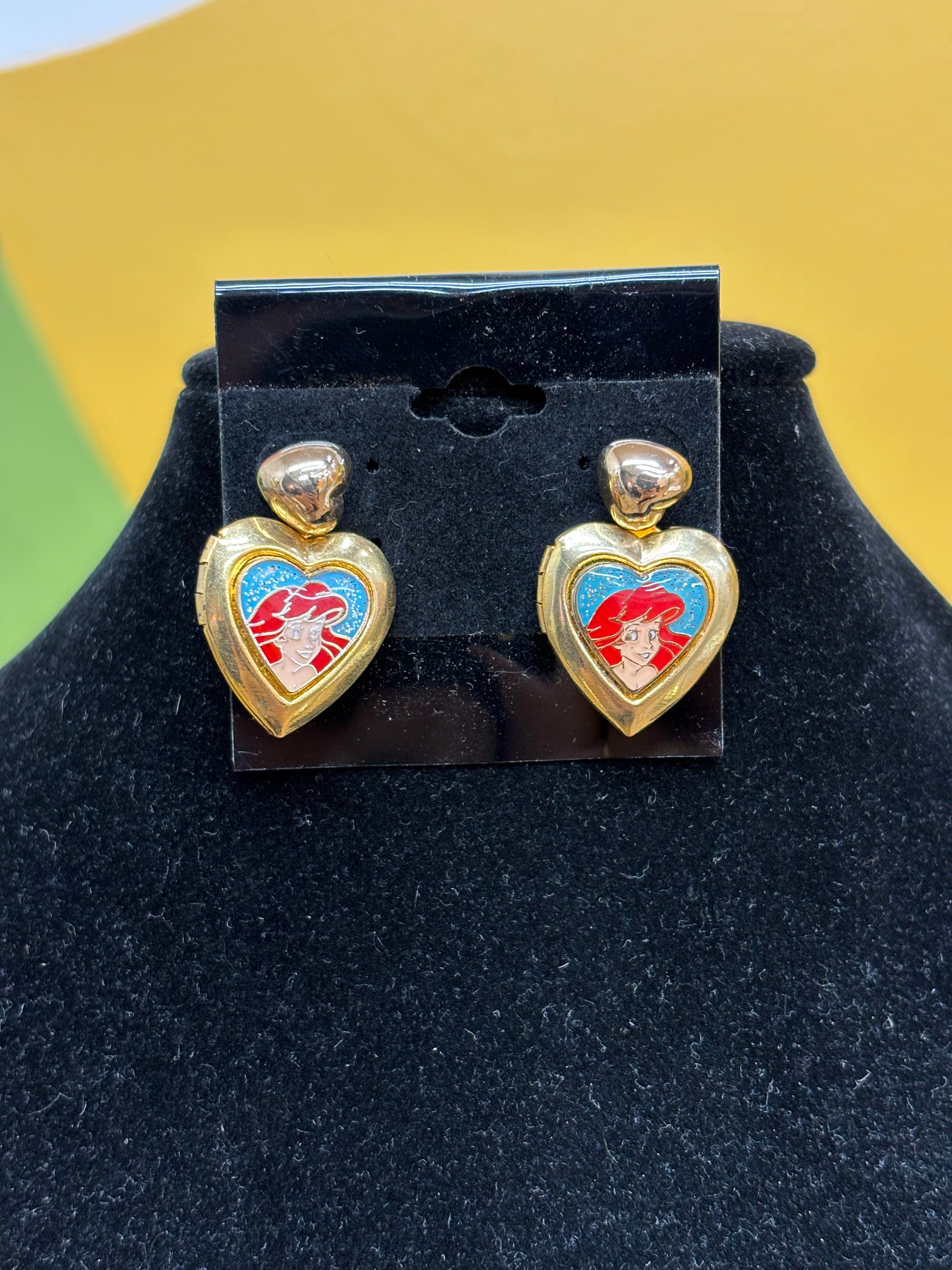 Little Mermaid Locket Earrings