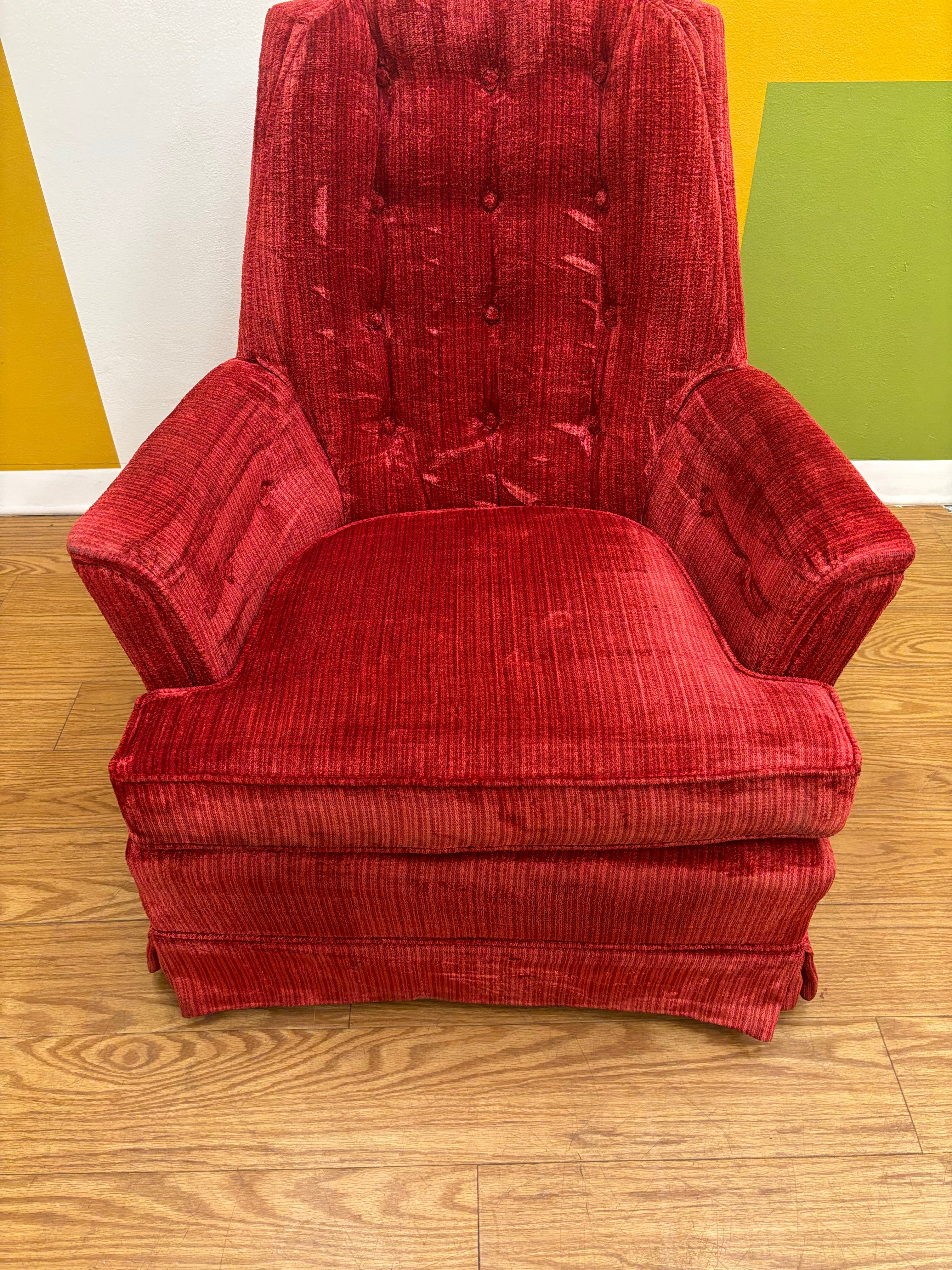 Red Accent Chair