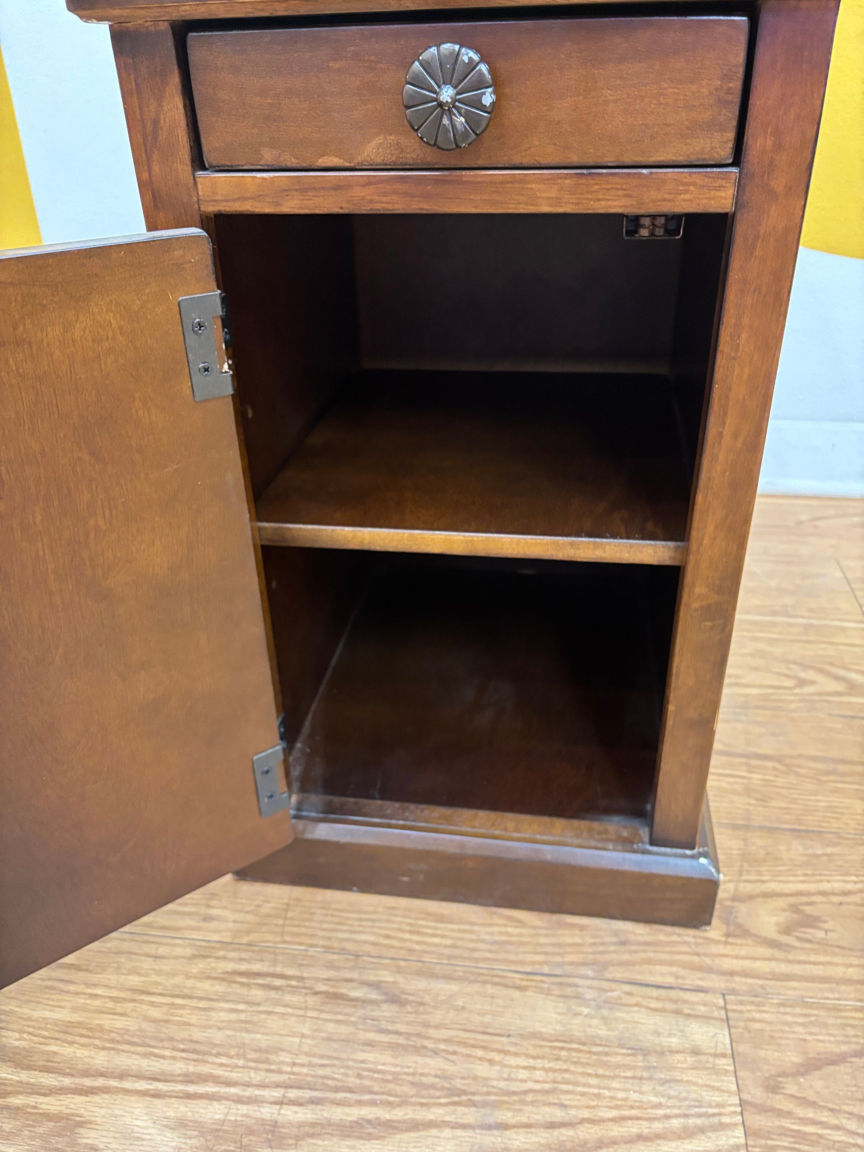 Wood End Table