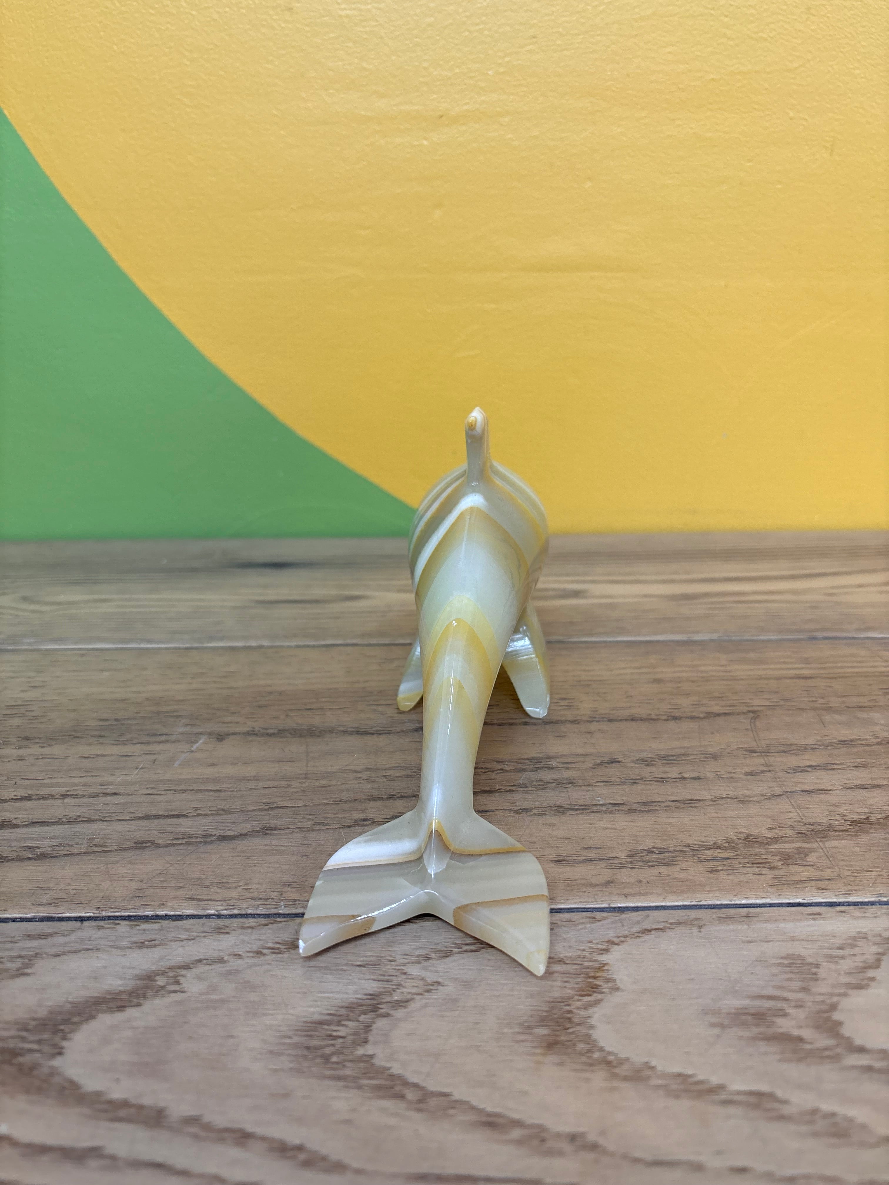Stone Dolphin Statue